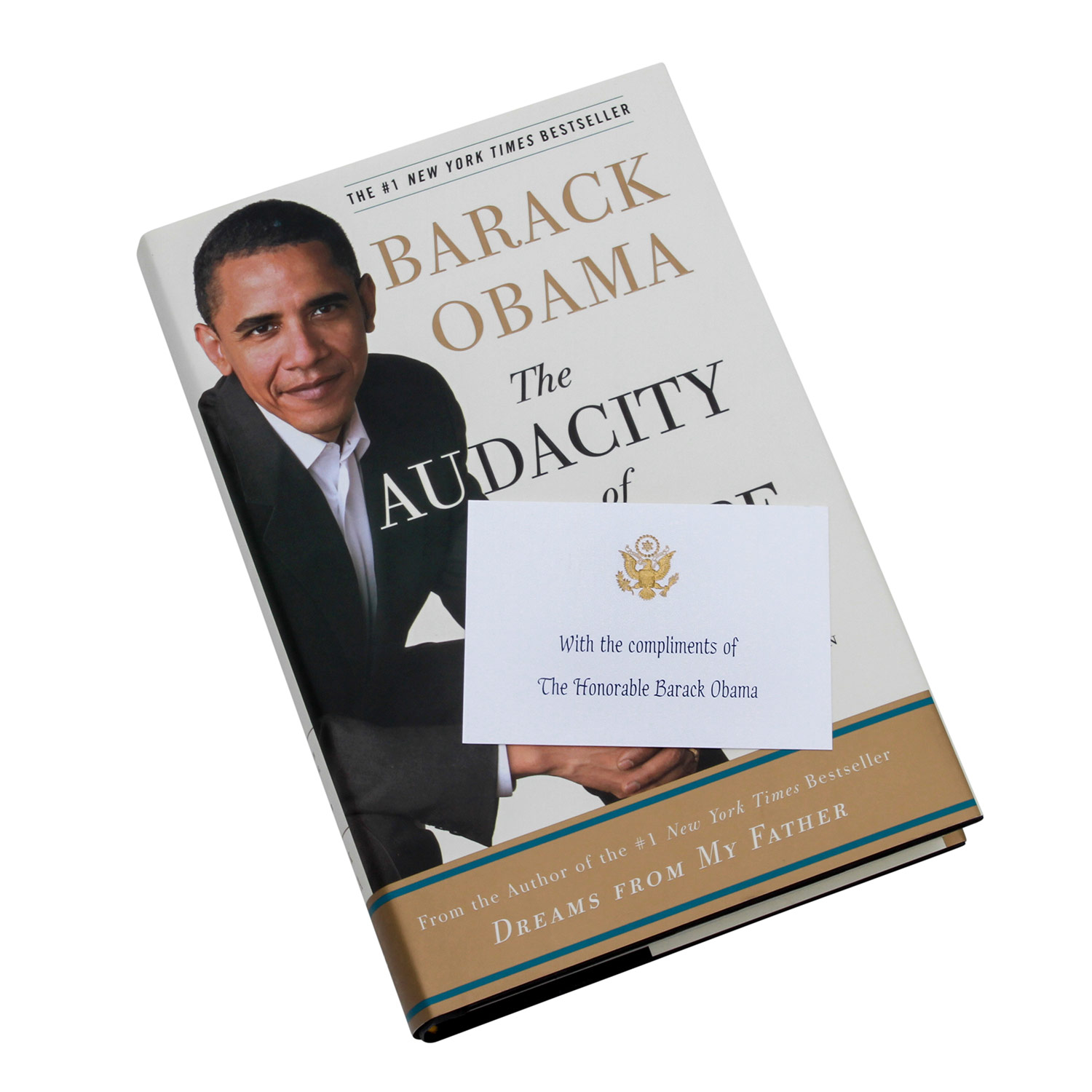 Buch von Barack Obama "Audacity of Hope" mit orig. Handsignatur,"Thougths on reclaiming the american - Image 5 of 8