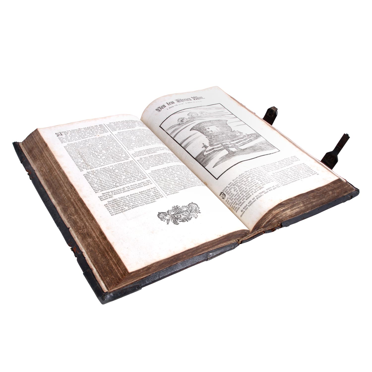 Großformatige Bibel, Mitte 18. Jhd.'Biblia, Das ist: Die Ganze Heilige Schrift, Alten und Neuen - Image 8 of 9