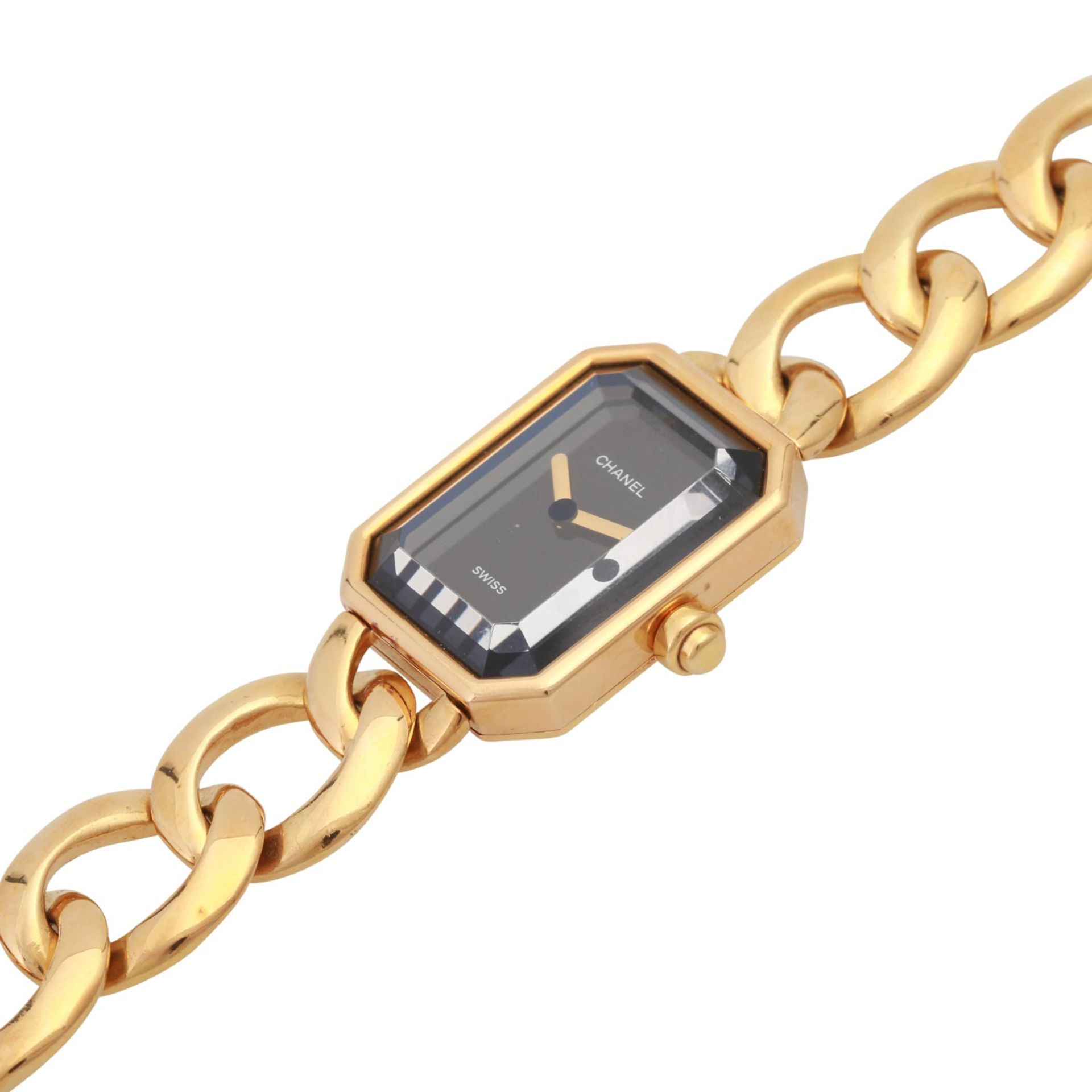 CHANEL Prèmiere Vintage Damenuhr, ca. 1980er Jahre. Gold 18K.Quarz-Werk (Batterie neu 10/2018, Uhr - Image 4 of 6