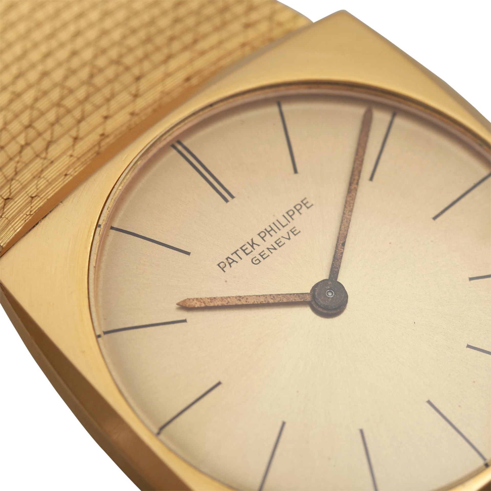 PATEK PHILIPPE Vintage Armbanduhr, Ref. 3523/1, ca. 1960er Jahre.Gold 18K. Handaufzugwerk, Cal. 175. - Bild 6 aus 9