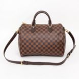 LOUIS VUITTON modische Henkel-/Umhängetasche "SPEEDY 30 BANDOULIERE", NP. ca.: 995,-. Koll. 2012.