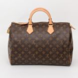 LOUIS VUITTON klassische Henkeltasche "SPEEDY 35", NP. ca.: 775,-. Koll. 2011. Monogram Canvas