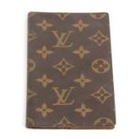 LOUIS VUITTON VINTAGE zeitlose Reisepasshülle, Koll. 1982. Monogram Canvas Serie, zwei