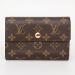 LOUIS VUITTON zeitloses Portemonnaie "ALEXANDRA", NP. ca.: 525,-. Koll. 2015. Monogram Canvas