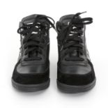 CHANEL tolle Sneaker, NEU! UNGETRAGEN! Gr. 40. Schwarz, Glattleder mit Velourslederdetails, weißes