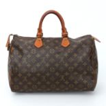 LOUIS VUITTON klassische Henkeltasche "SPEEDY 35" NP.ca.:775,-. Koll. 1984. Monogram Canvas Serie