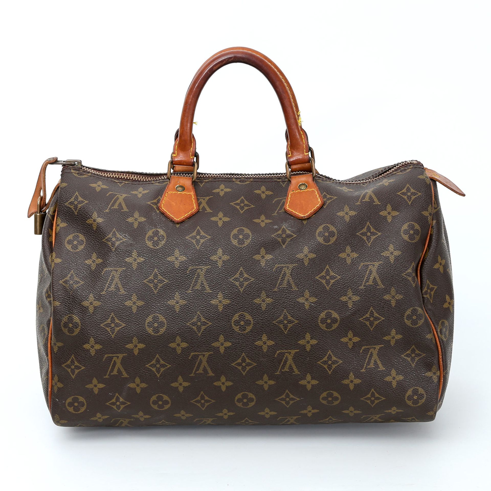 LOUIS VUITTON klassische Henkeltasche "SPEEDY 35" NP.ca.:775,-. Koll. 1984. Monogram Canvas Serie