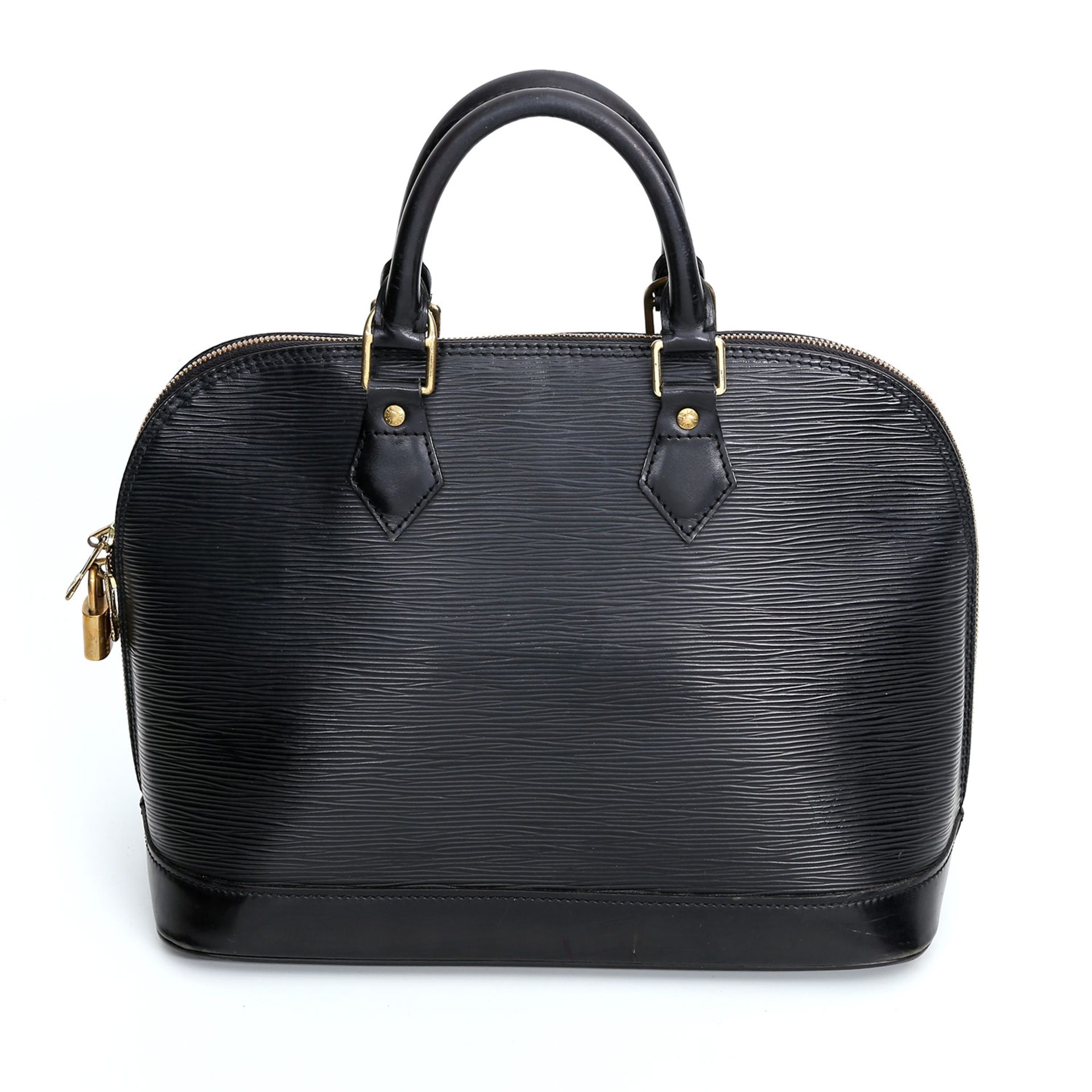 LOUIS VUITTON klassische Tragetasche "ALMA PM", NP. ca.: 1.520,-. Koll. 2004. Epi Leder Serie in