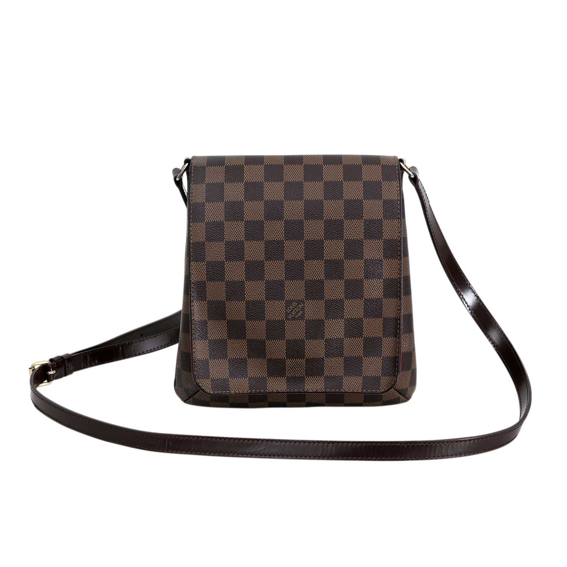 LOUIS VUITTON praktische Umhängetasche "SALSA" Koll. 2007. Damier Ebene Canvas Serie, Schulterriemen