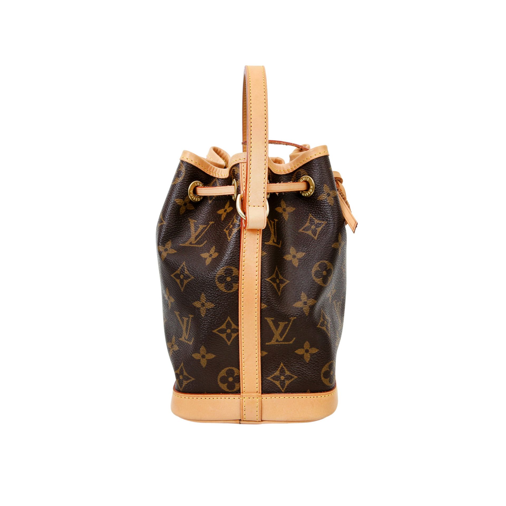 LOUIS VUITTON Handtasche "NOÉ BB", Koll. 2005, Akt. NP: 915,-€. Monogram Canvas Serie, verstärkter - Bild 3 aus 7