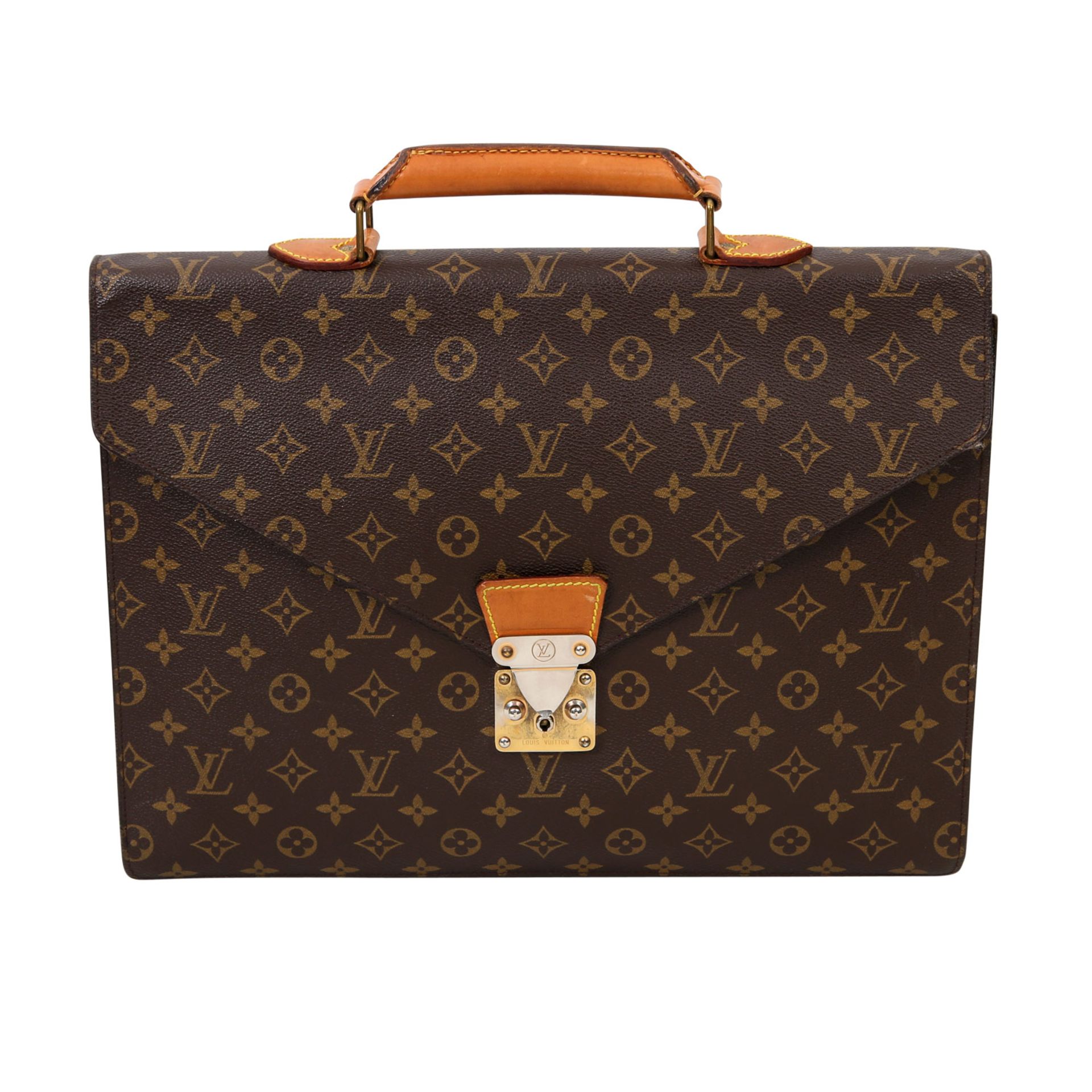 LOUIS VUITTON VINTAGE Aktentasche "SERVIETTE CONSEILLER", NP. ca.: 1.200-€, wohl 80er Jahre.