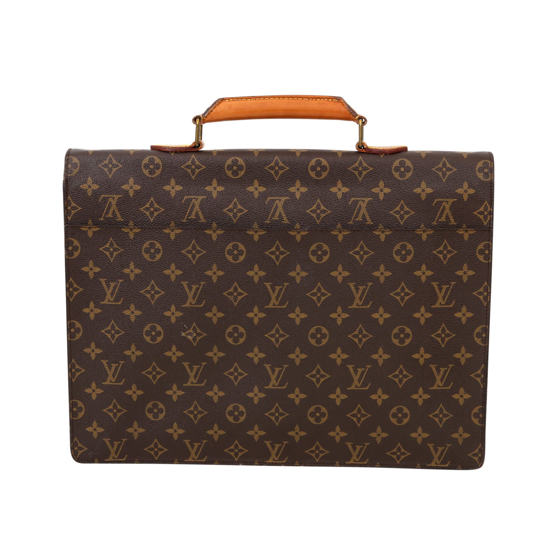 LOUIS VUITTON VINTAGE Aktentasche "SERVIETTE CONSEILLER", NP. ca.: 1.200-€, wohl 80er Jahre. - Bild 4 aus 7