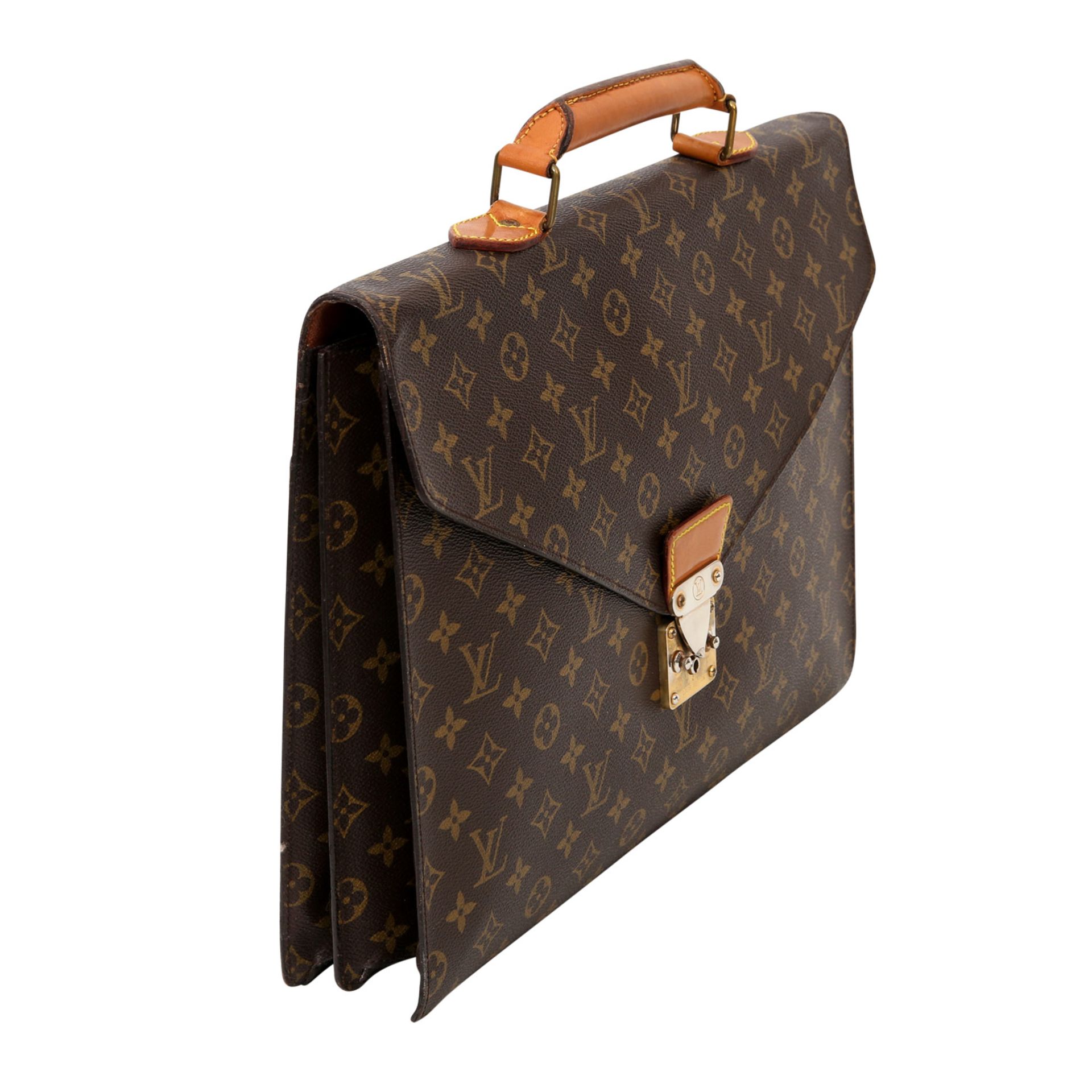 LOUIS VUITTON VINTAGE Aktentasche "SERVIETTE CONSEILLER", NP. ca.: 1.200-€, wohl 80er Jahre. - Bild 2 aus 7