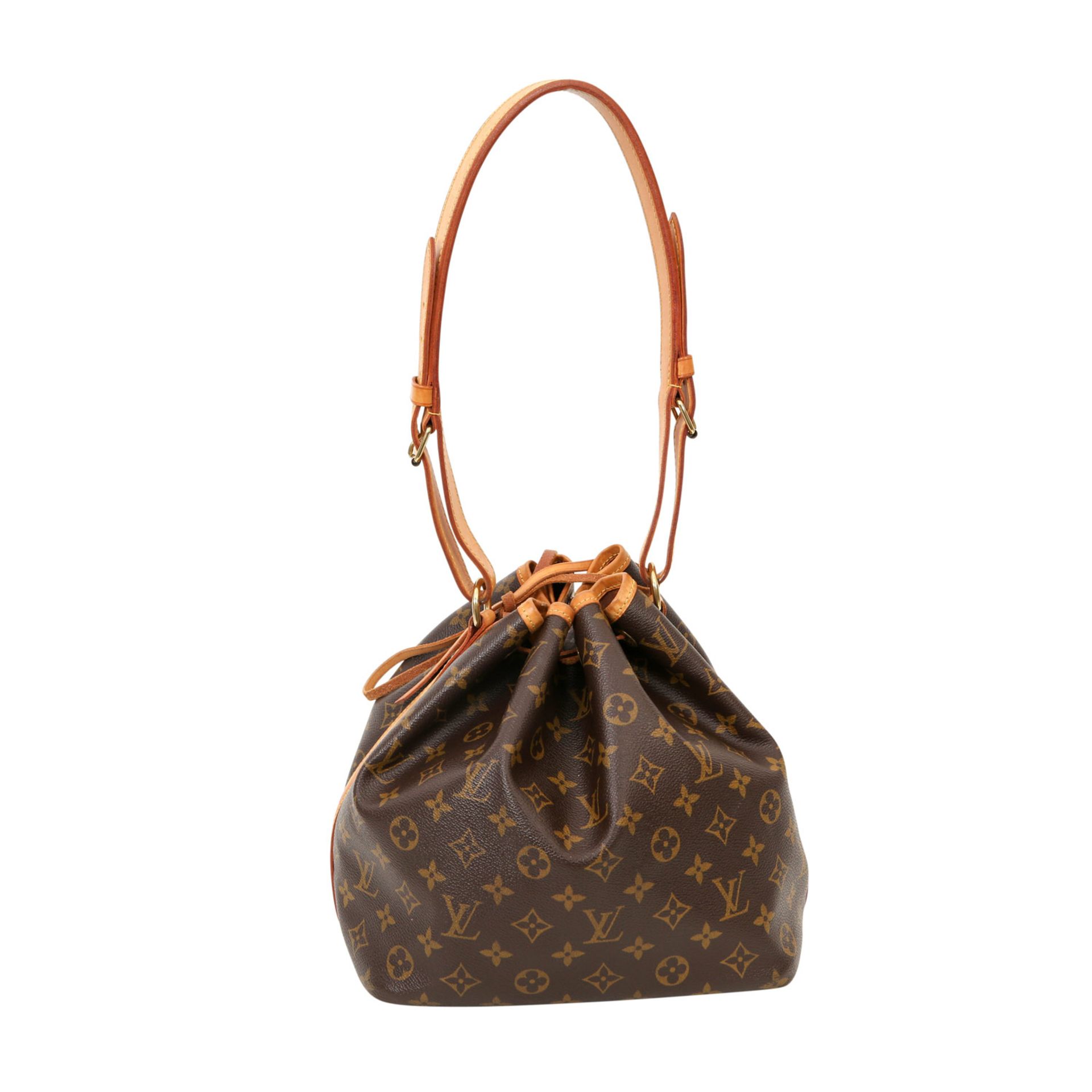 LOUIS VUITTON Beuteltasche "NOÉ" Koll. 2003, NP: 915,-€. Monogram Canvas Serie, Tunnelzug-Verschluss - Bild 4 aus 6