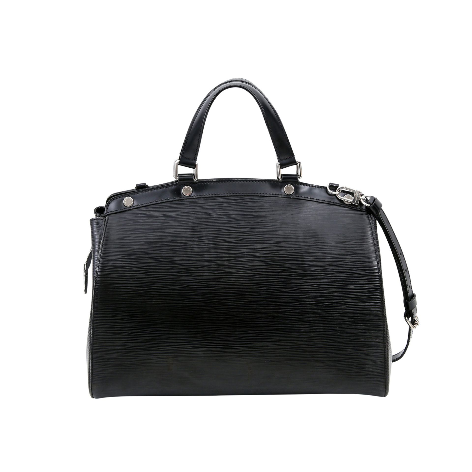 LOUIS VUITTON Messengerbag "BREA MM", NP. ca.: 1.900,-€. Epi Leder Serie in Schwarz, silberfarbene - Bild 4 aus 7