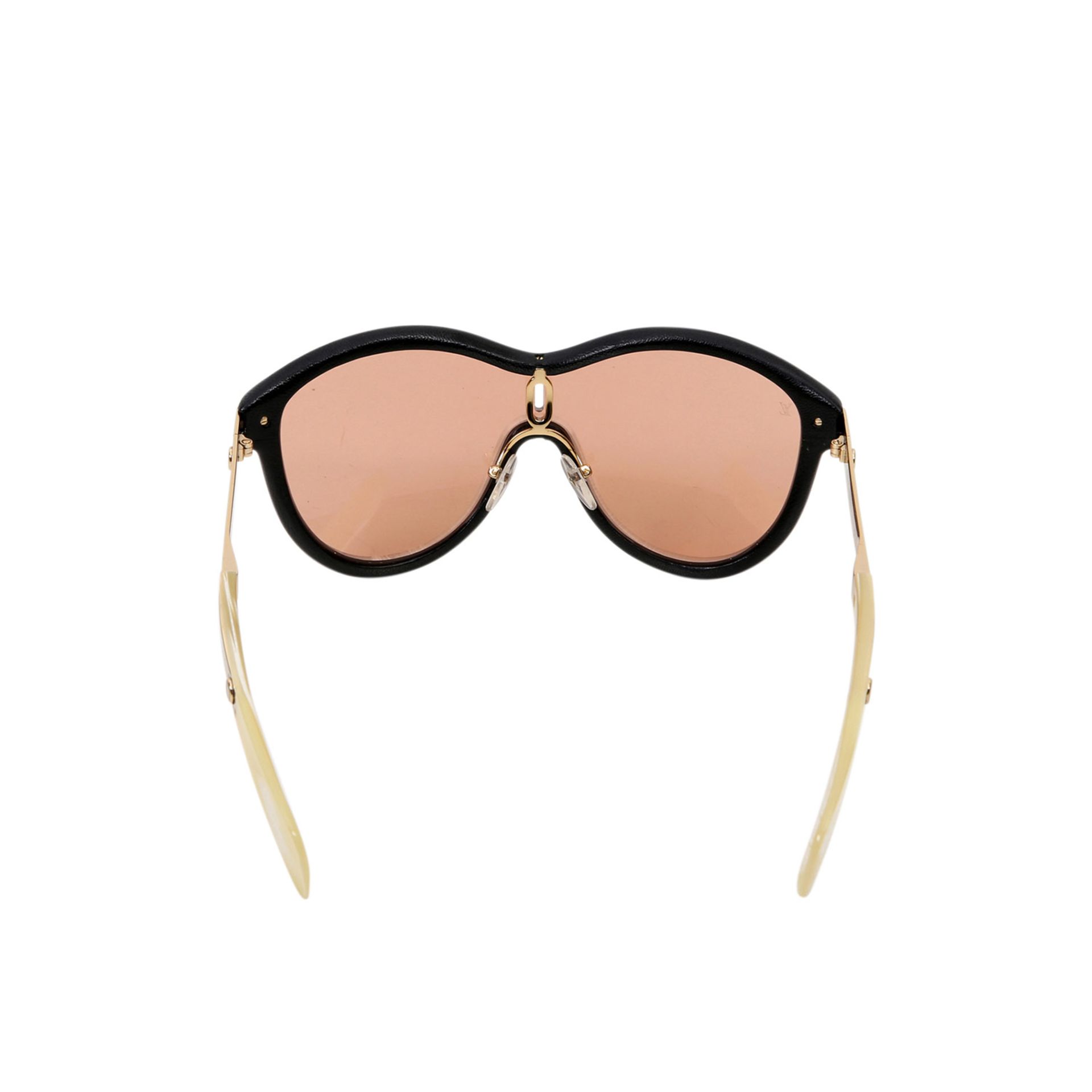 LOUIS VUITTON Sonnenbrille "GOLD FAYE", NP. ca.: 650,-€. Gläser in Rosa getönt, Umrandung aus - Bild 4 aus 7