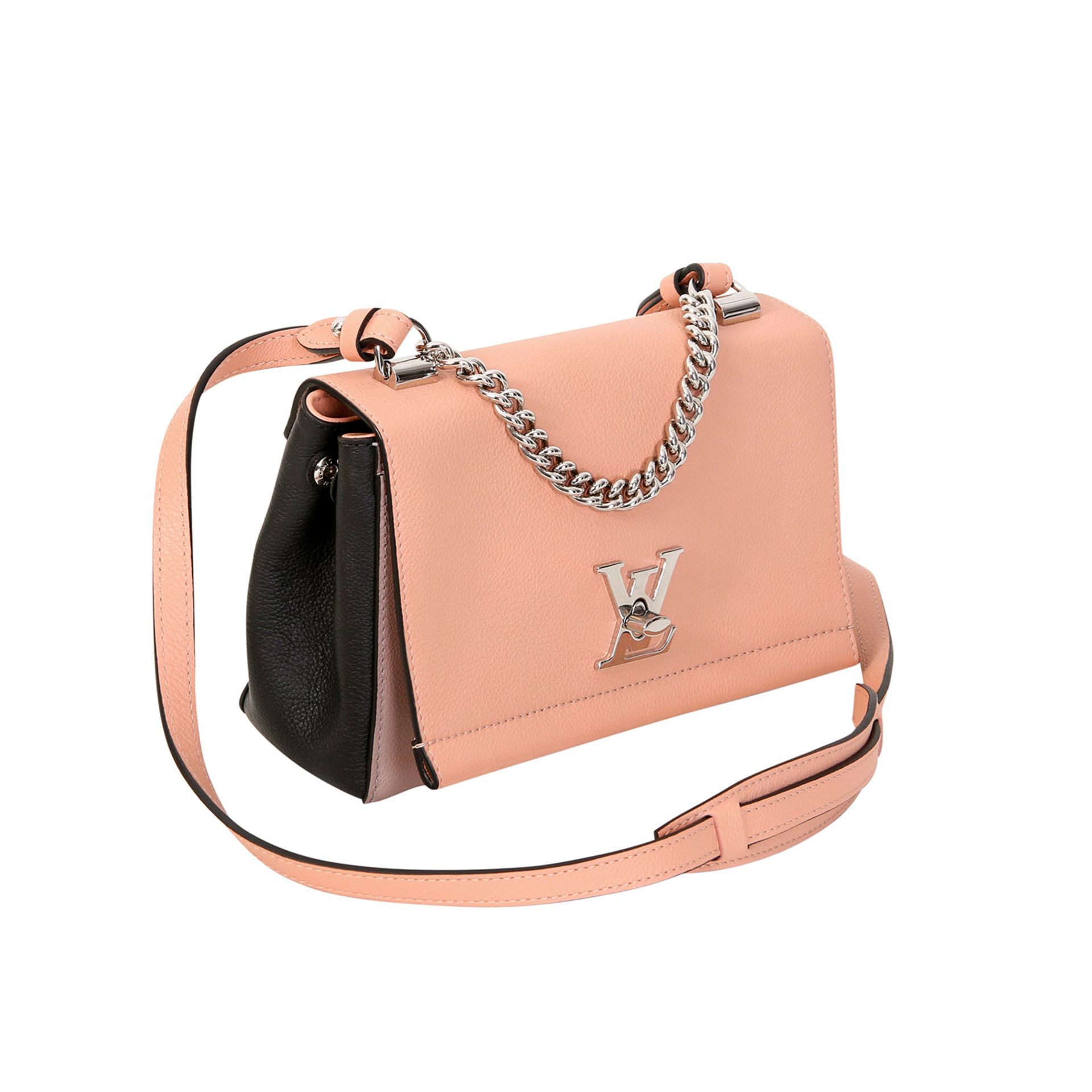 LOUIS VUITTON Crossbody Bag "LOCK ME 2 BB", Koll. 2015. Akt. NP.: 1.690,-€. Softes Kalbsleder in - Bild 2 aus 7