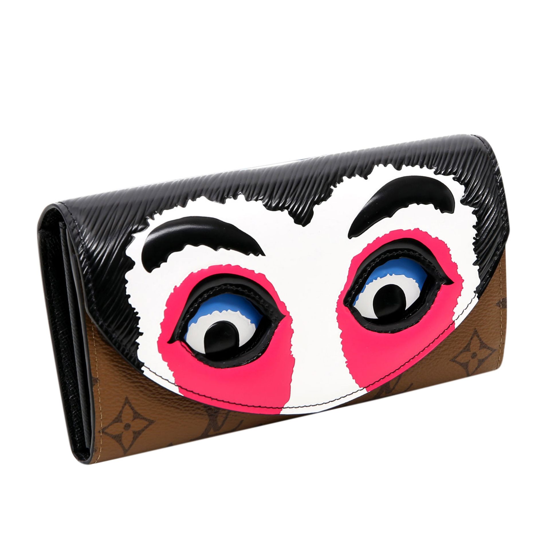 LOUIS VUITTON Portemonnaie "SARAH WALLET KABUKI", Koll. 2017. NP.: 680,-€. Hommage an Künstler - Bild 2 aus 11