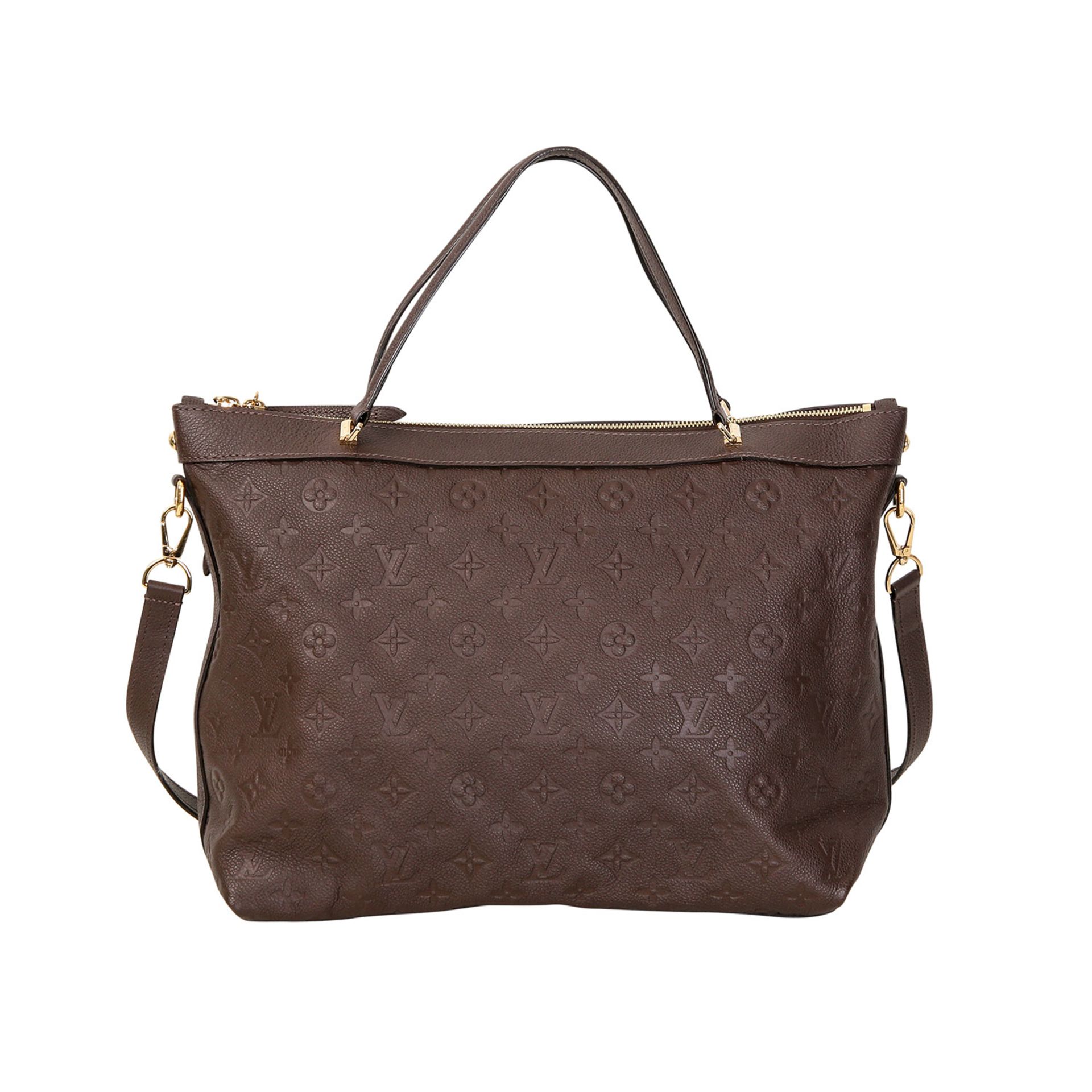 LOUIS VUITTON Umhängetasche "BASTILLE MM", Koll. 2015. Letzter LP. ca.: 1.800,-€. Empreinte Leder - Bild 4 aus 6