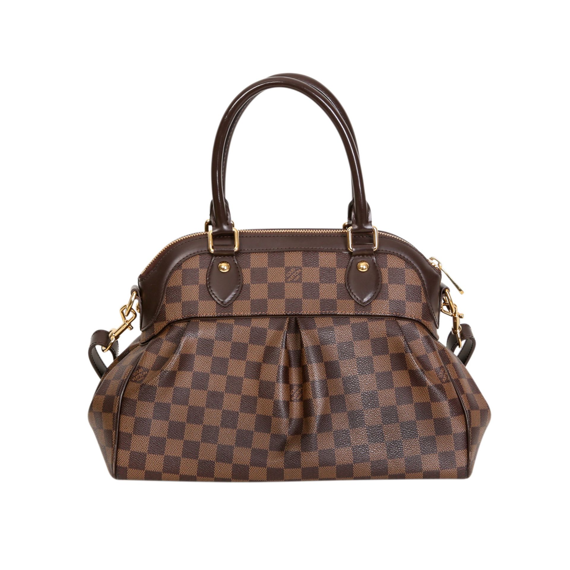 LOUIS VUITTON Henkel-/Umhängetasche "TREVI PM", Koll. 2011. Letzter LP.c a.: 1.300,-€. Damier - Bild 4 aus 6