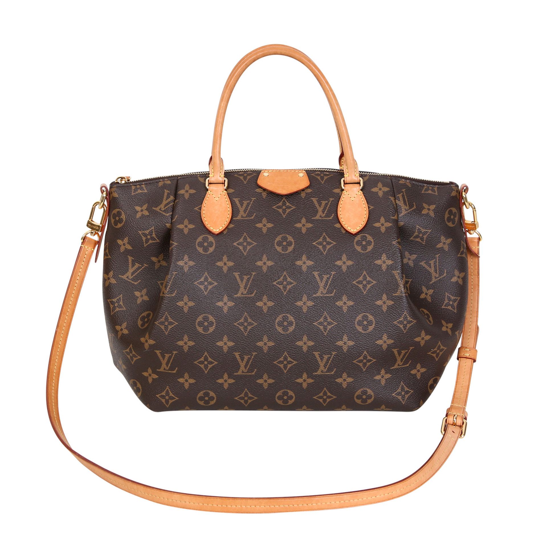 LOUIS VUITTON Henkel-/Umhängetasche "TURENNE MM", Koll. 2016. Akt. NP.: 1.280,-€. Monogram Canvas