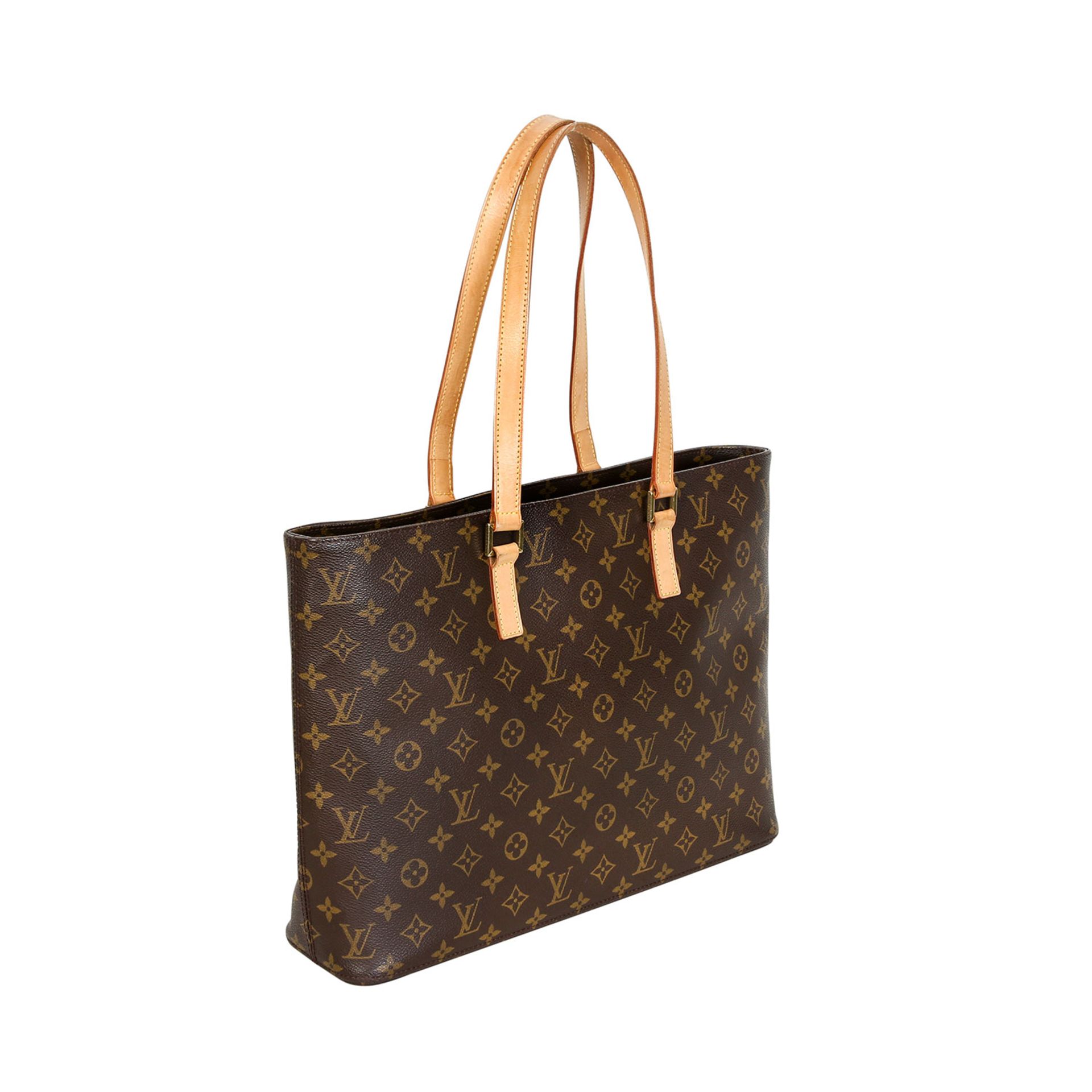 LOUIS VUITTON Schultertasche "LUCO", Koll.: 2000. Monogram Canvas Serie, zeitlose Form mit - Bild 2 aus 7