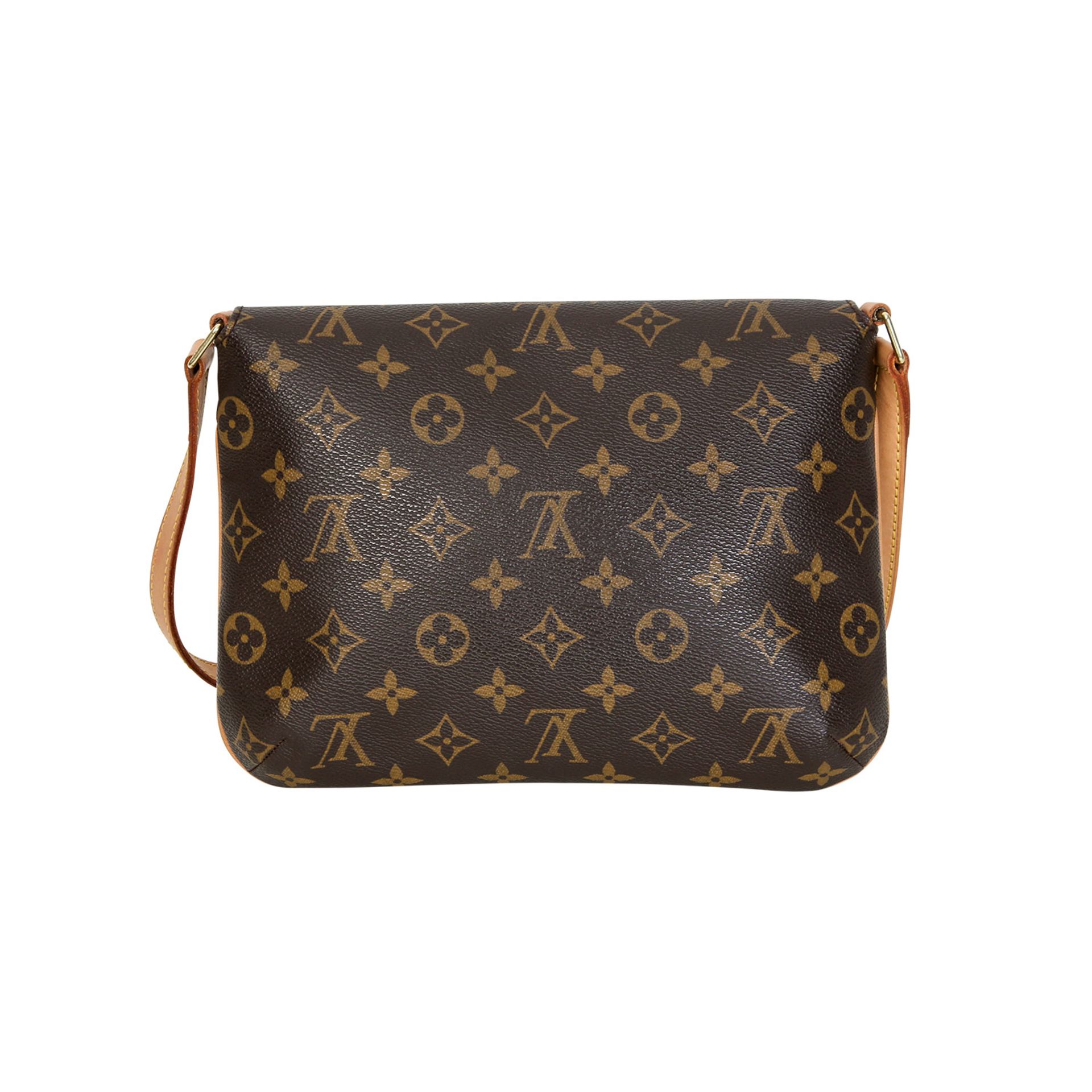 LOUIS VUITTON Umhängetasche "MUSETTE TANGO", Koll.: 2004. Monogram Canvas Serie, breiter - Bild 4 aus 6