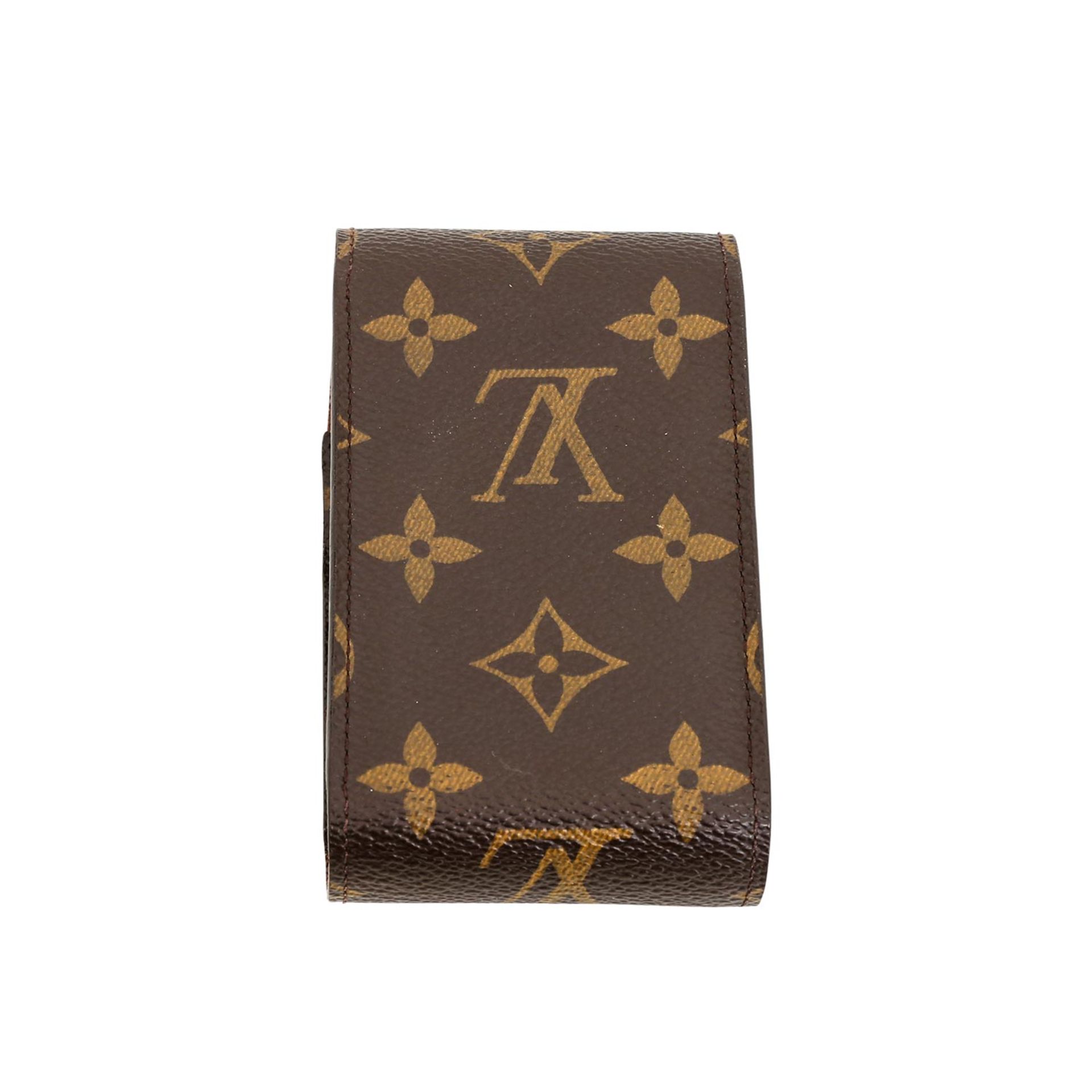 LOUIS VUITTON Zigarettenetui, Koll.: 2006. Akt. NP.: 175,-€. Monogram Canvas Serie, Innenfutter - Bild 4 aus 4