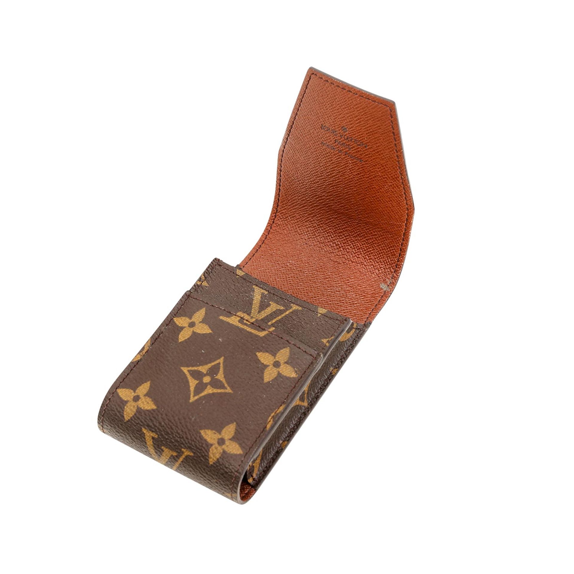 LOUIS VUITTON Zigarettenetui, Koll.: 2006. Akt. NP.: 175,-€. Monogram Canvas Serie, Innenfutter - Bild 2 aus 4