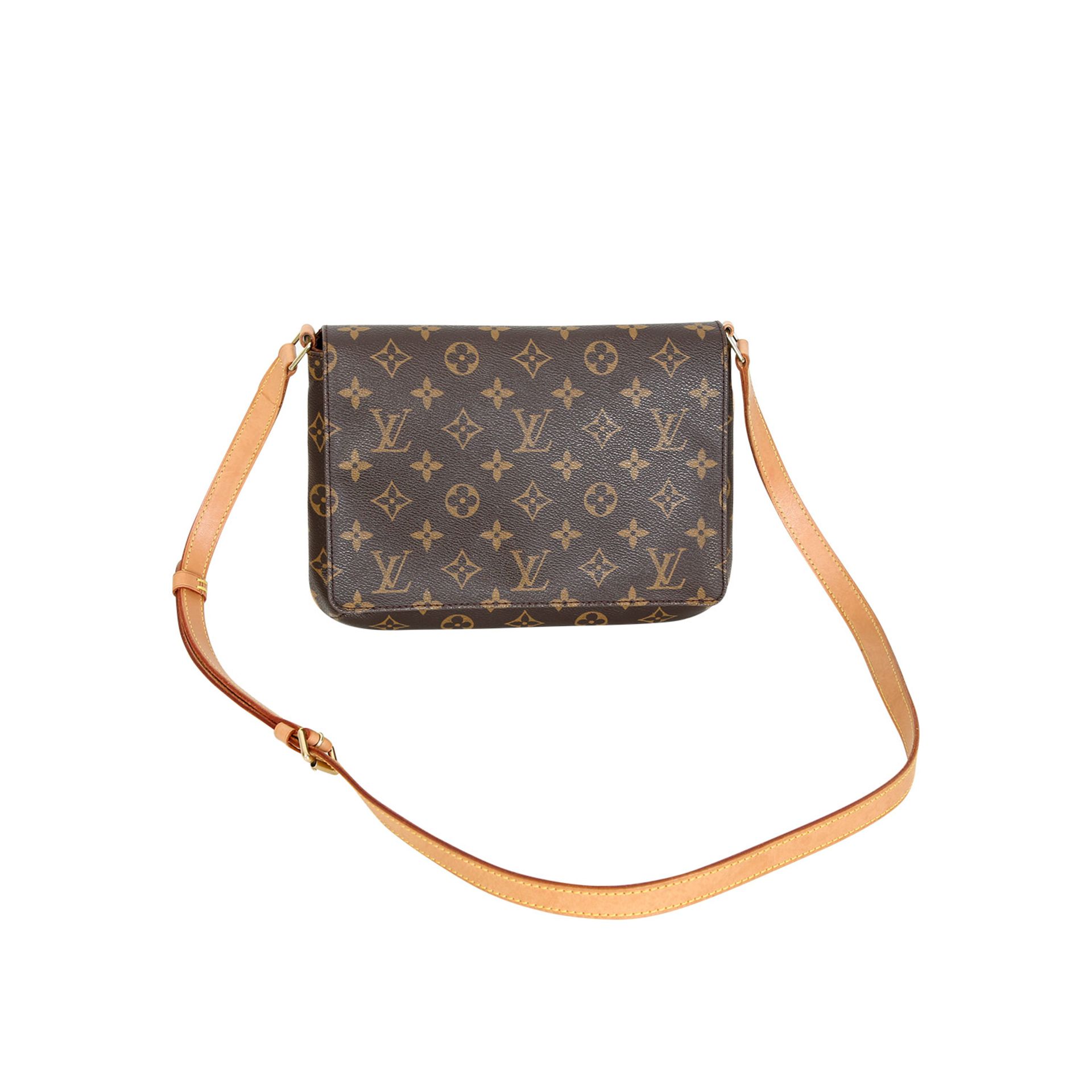 LOUIS VUITTON Umhängetasche "MUSETTE TANGO", Koll.: 2004. Monogram Canvas Serie, breiter