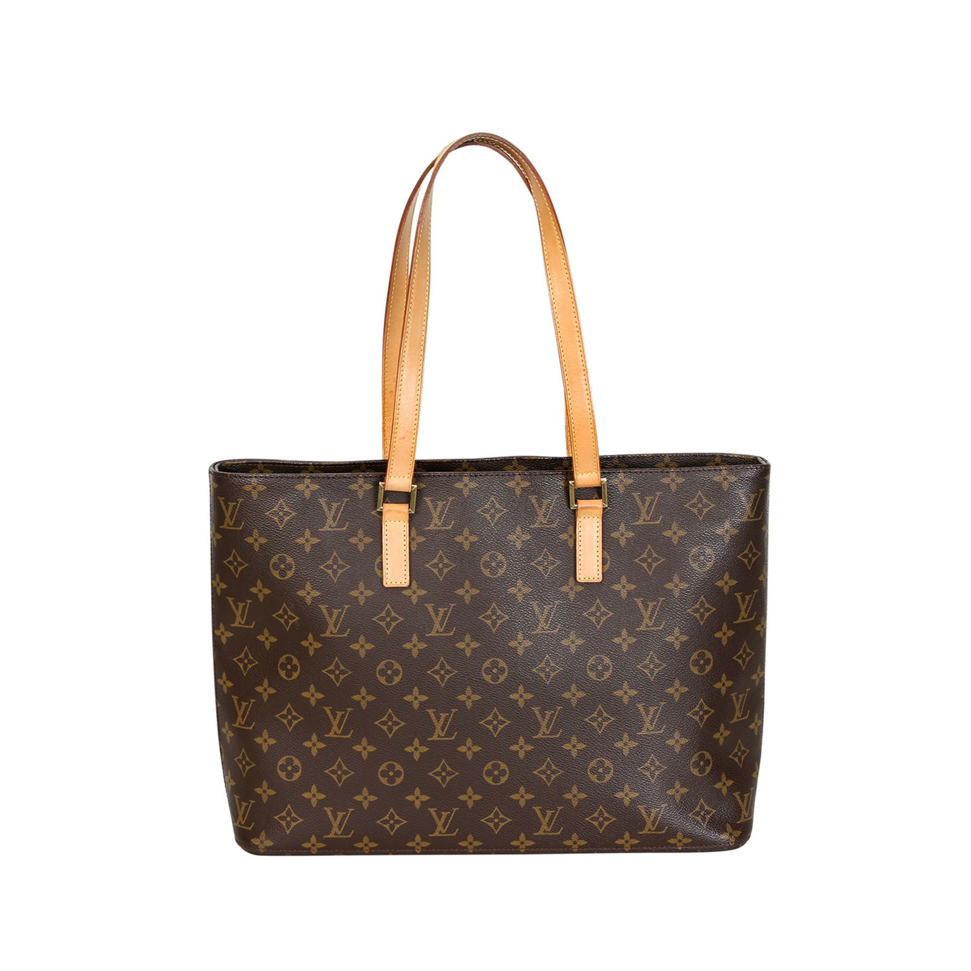 LOUIS VUITTON Schultertasche "LUCO", Koll.: 2000. Monogram Canvas Serie, zeitlose Form mit - Bild 4 aus 7