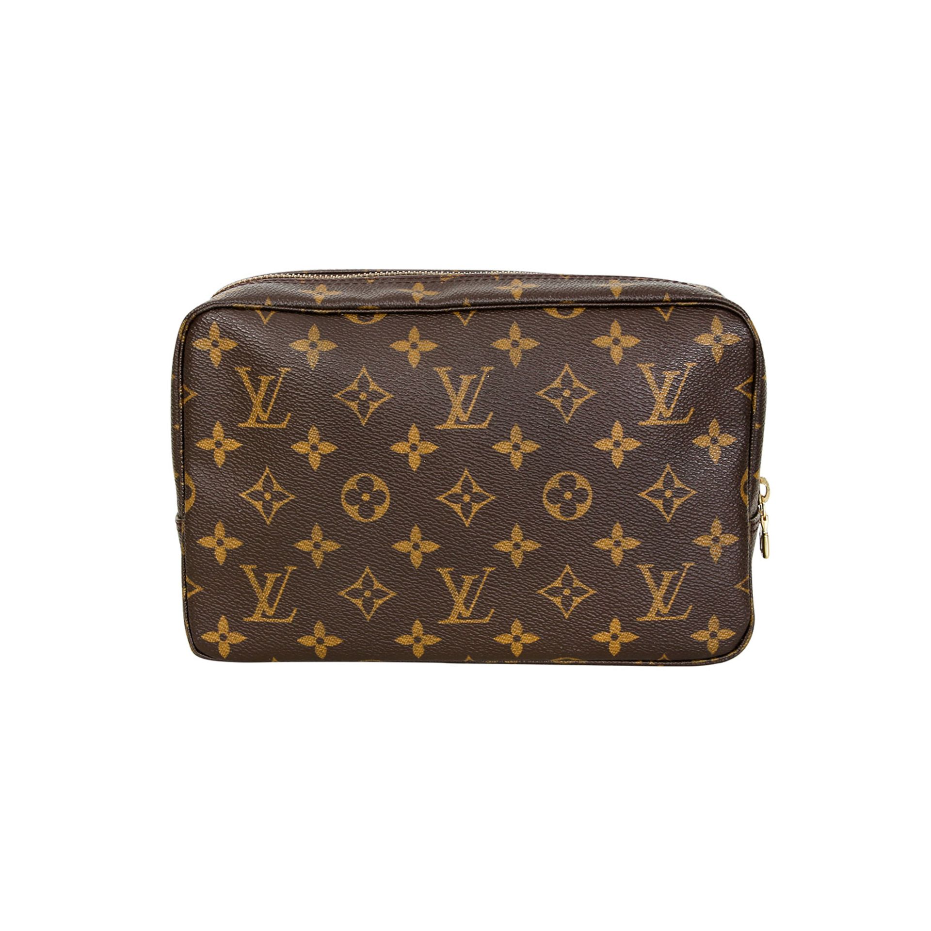 LOUIS VUITTON VINTAGE Kosmetiktasche "TROUSSE TOILETTE 23". Koll. 1997. Monogram Canvas Serie, - Bild 4 aus 6