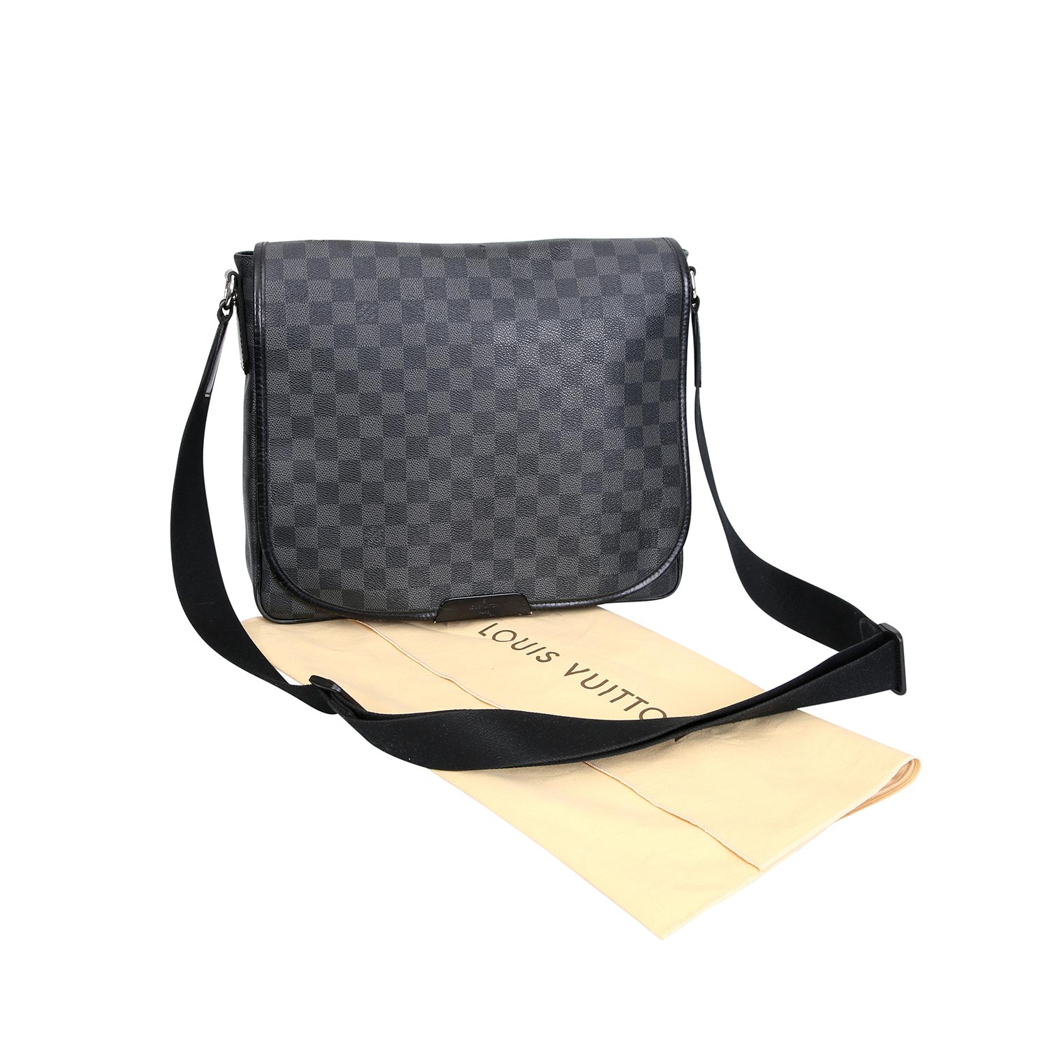 LOUIS VUITTON Messenger Bag "DANIEL", Koll. 2009.Letzter NP. ca.: 1.040,-€. Damier Graphite Serie, - Image 7 of 7