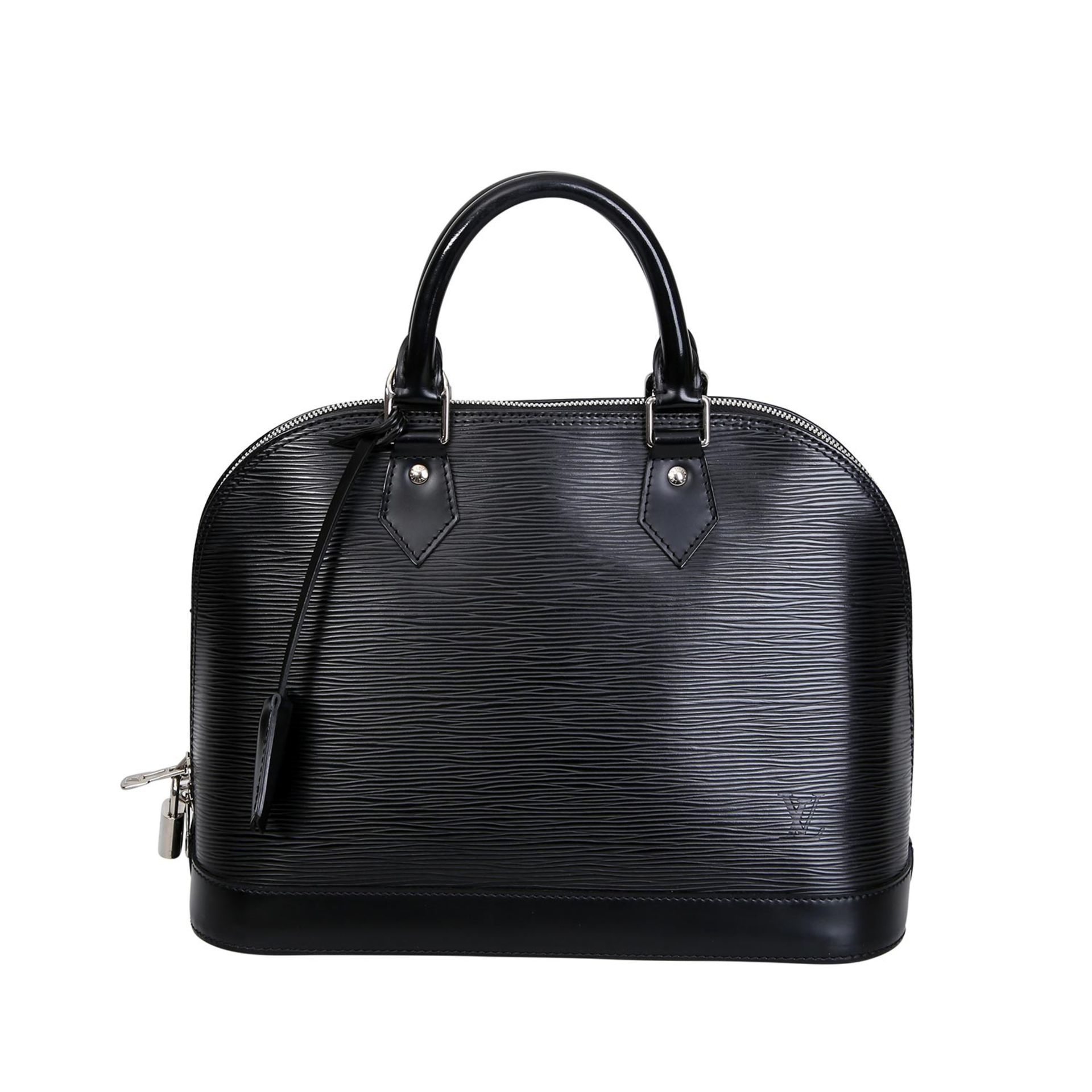 LOUIS VUITTON Henkeltasche "ALMA PM", Koll.: 2010.Akt. NP.: 1.550,-€. Epi Leder Serie in schwarz,