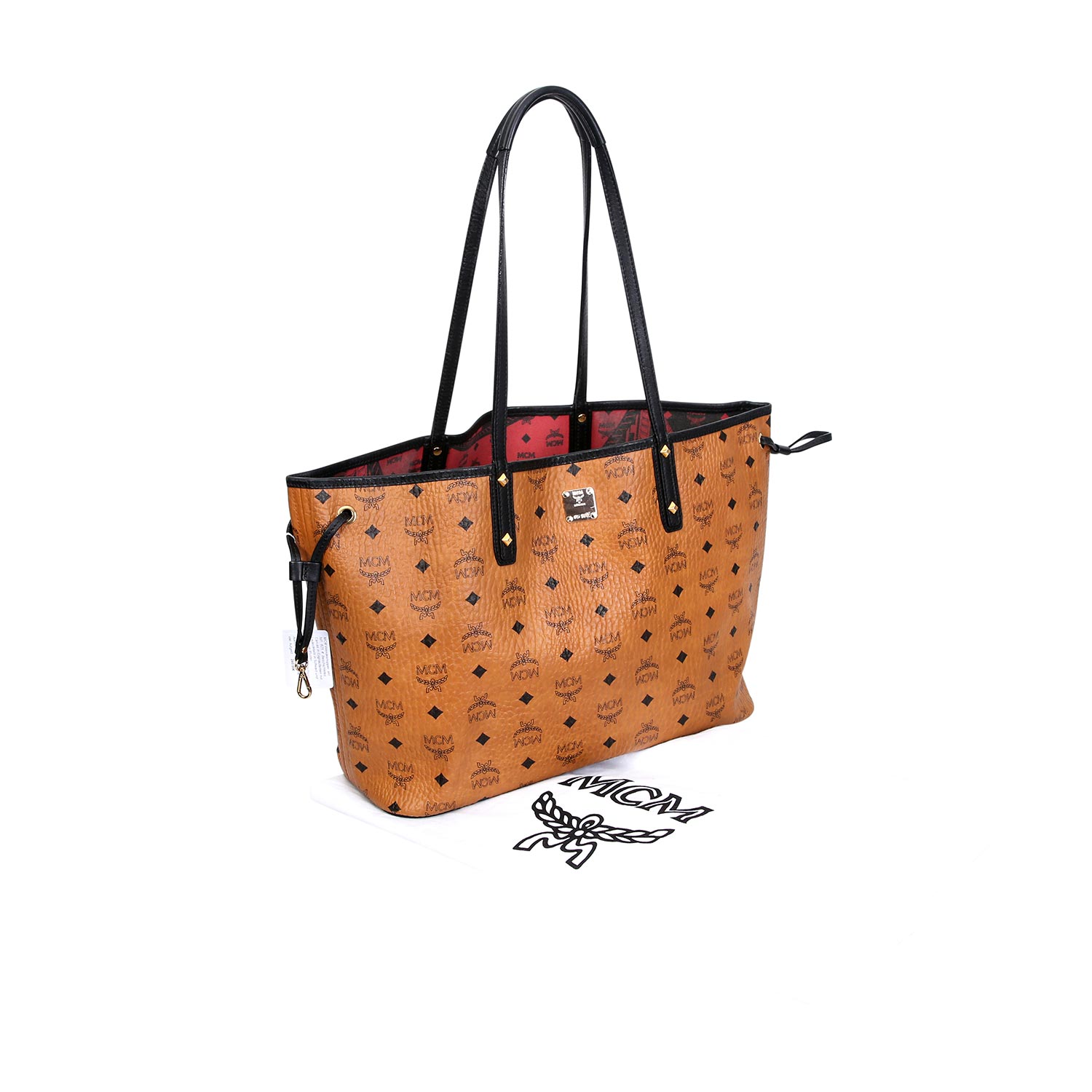 MCM Wendeshopper, akt. NP.: 625,-€.Beschichtetes Canvas in Cognacfarben mit Lederdetails in - Image 6 of 6