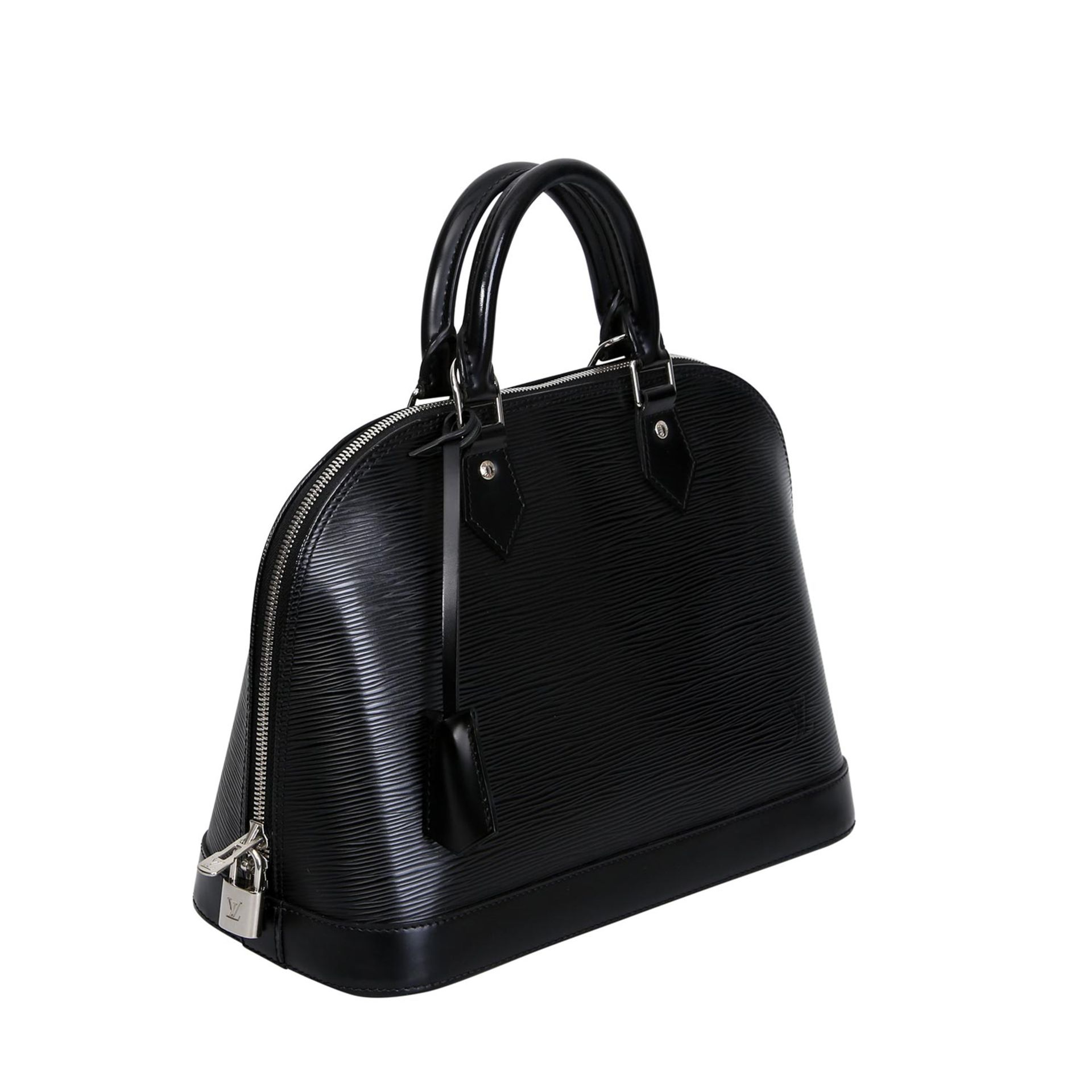 LOUIS VUITTON Henkeltasche "ALMA PM", Koll.: 2010.Akt. NP.: 1.550,-€. Epi Leder Serie in schwarz, - Bild 2 aus 7