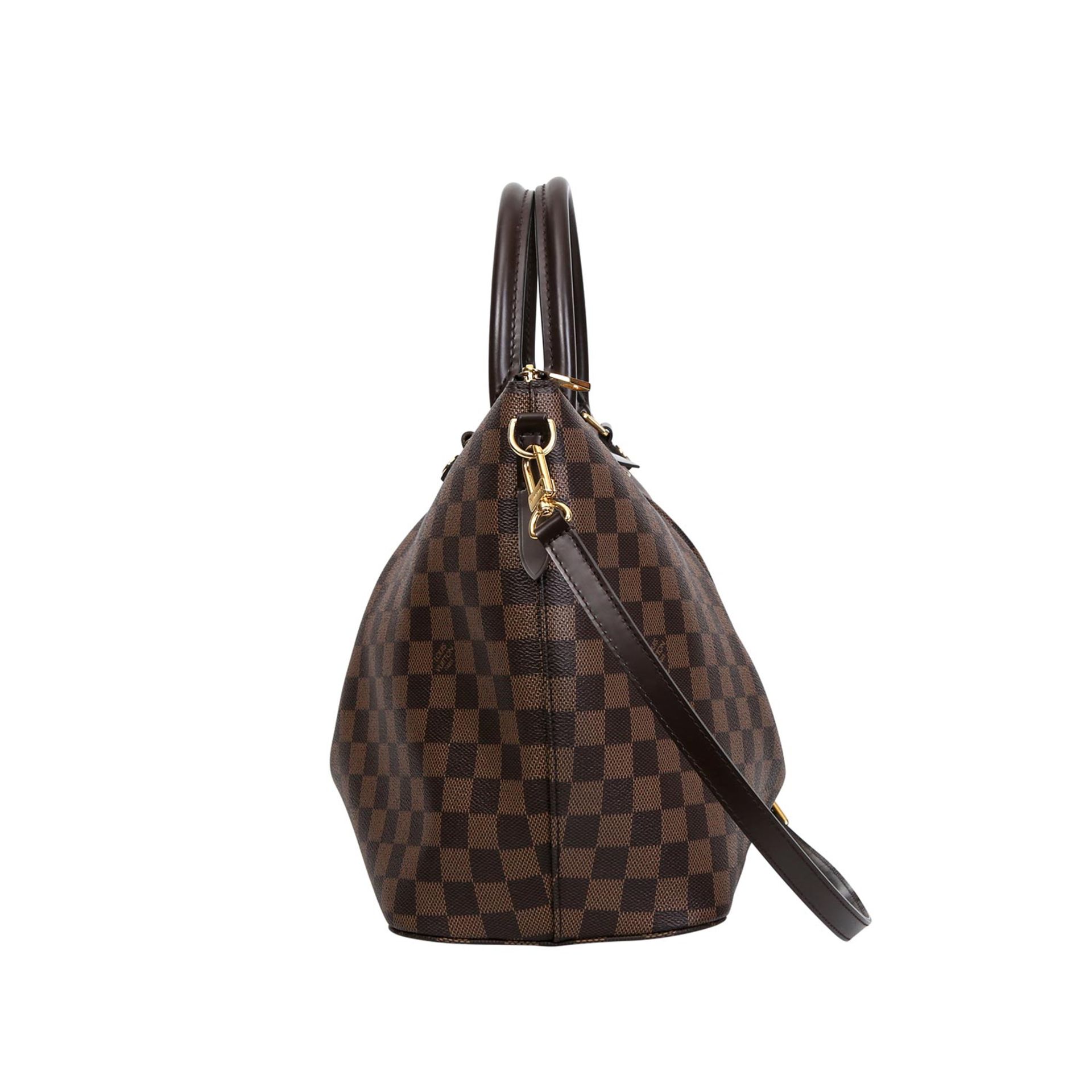 LOUIS VUITTON Henketasche "SIENA GM", Koll. 2016.Akt. NP: 1.380,-€. Damier Ebene Serie, Besatz aus - Bild 3 aus 7