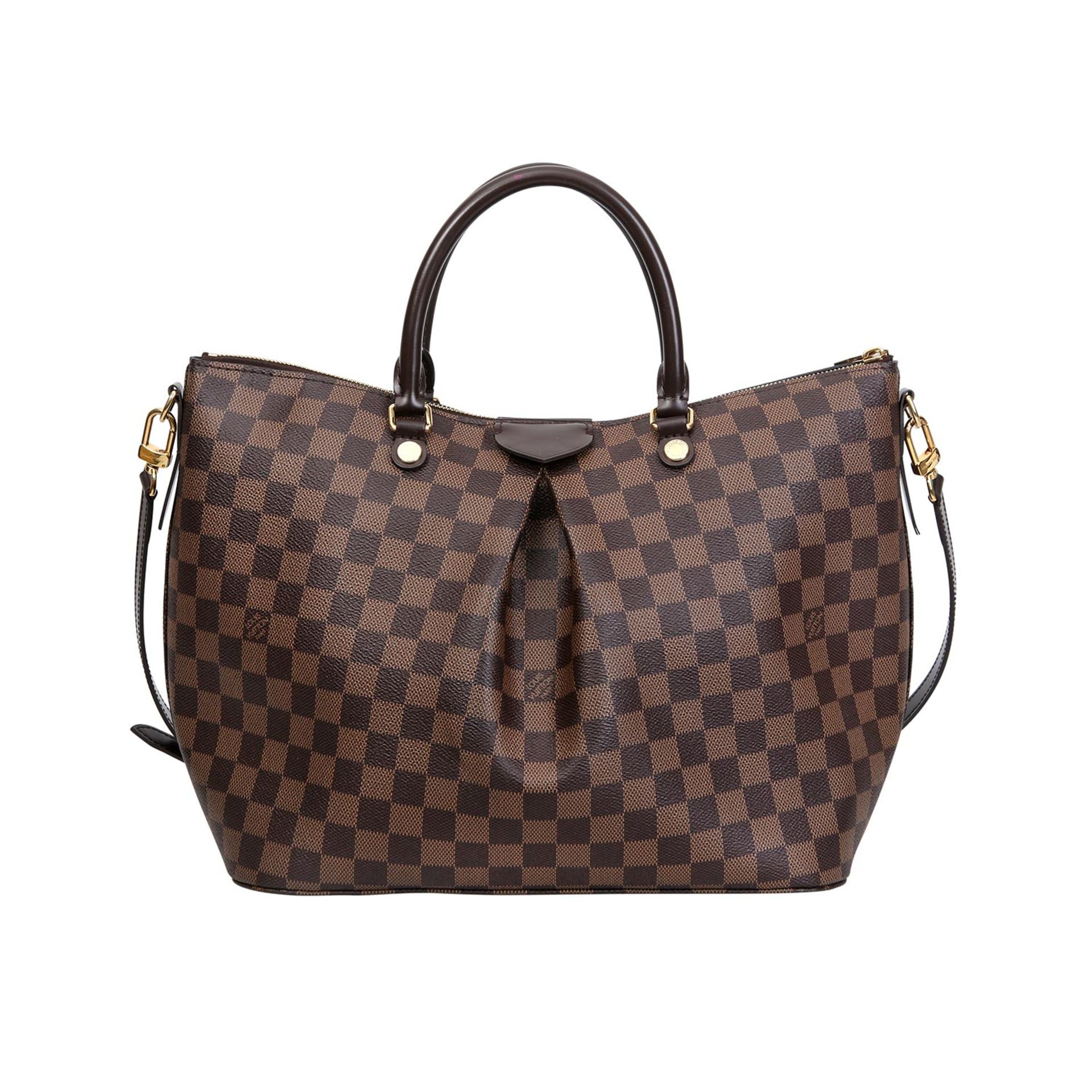 LOUIS VUITTON Henketasche "SIENA GM", Koll. 2016.Akt. NP: 1.380,-€. Damier Ebene Serie, Besatz aus - Bild 4 aus 7