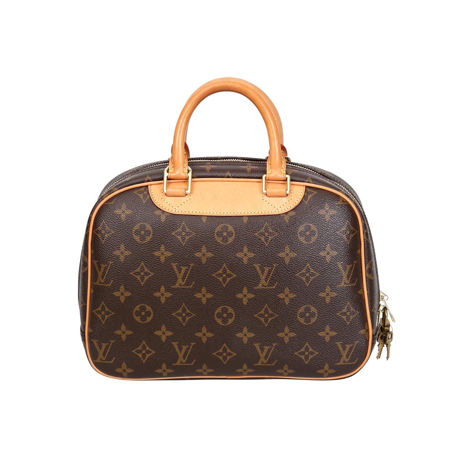 LOUIS VUITTON Henkeltasche "TROUVILLE", Koll.: 2005.Monogram Canvas Serie, als Kosmetik-Tasche - Image 4 of 7