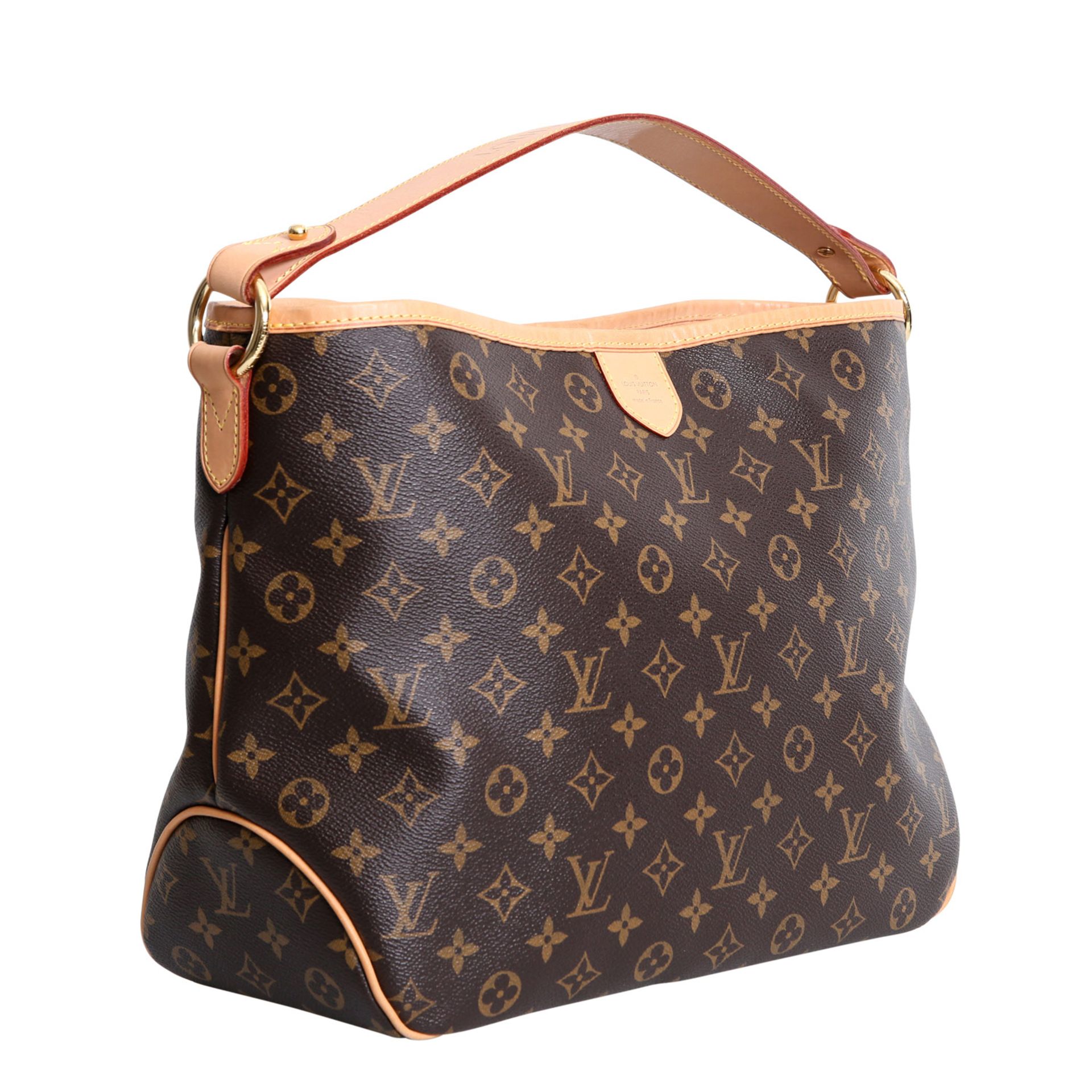 LOUIS VUITTON Schultertasche "DELIGHTFUL MM".Koll. 2010. Monogram Canvas Serie, ein breiter - Bild 2 aus 6