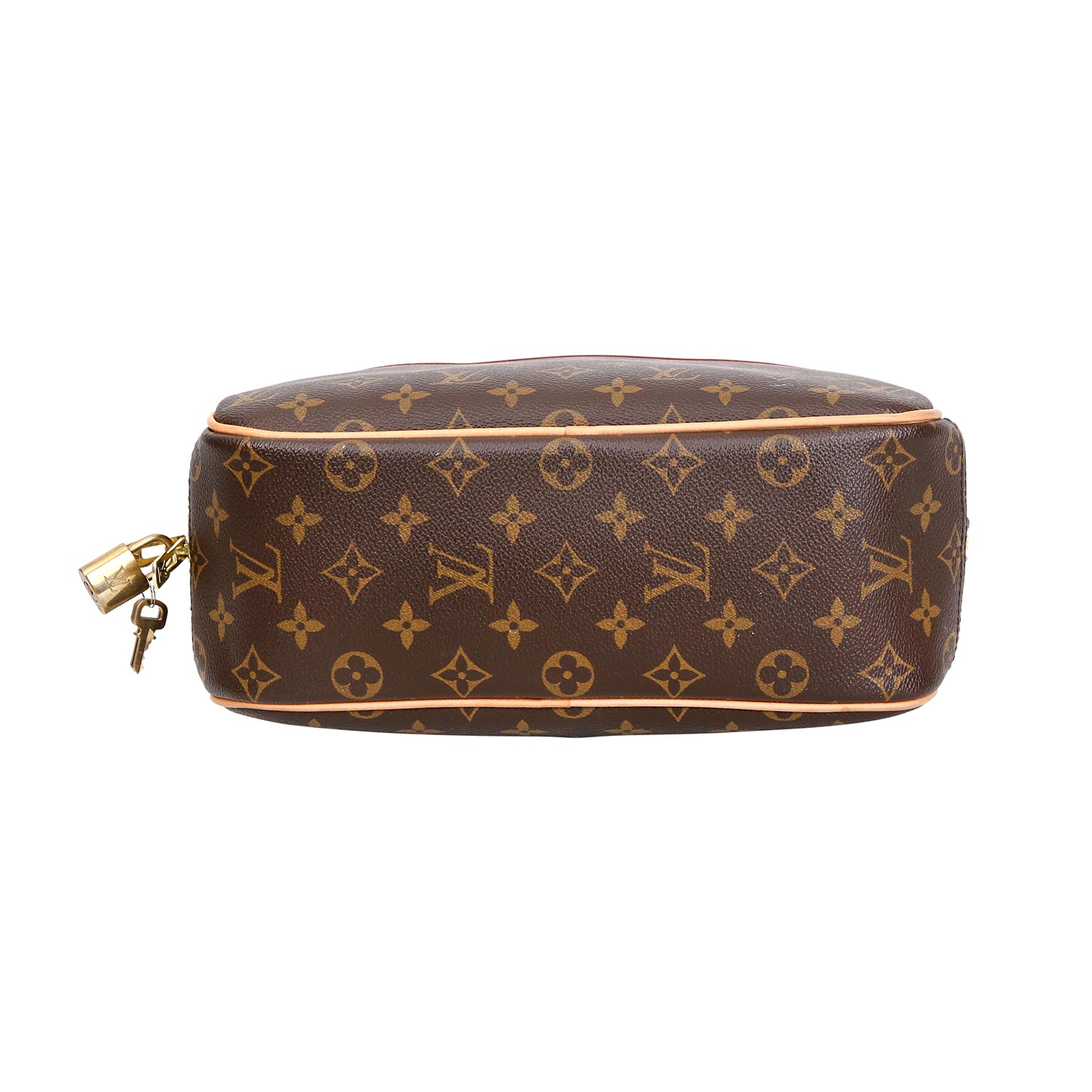 LOUIS VUITTON Henkeltasche "TROUVILLE", Koll.: 2005.Monogram Canvas Serie, als Kosmetik-Tasche - Image 5 of 7