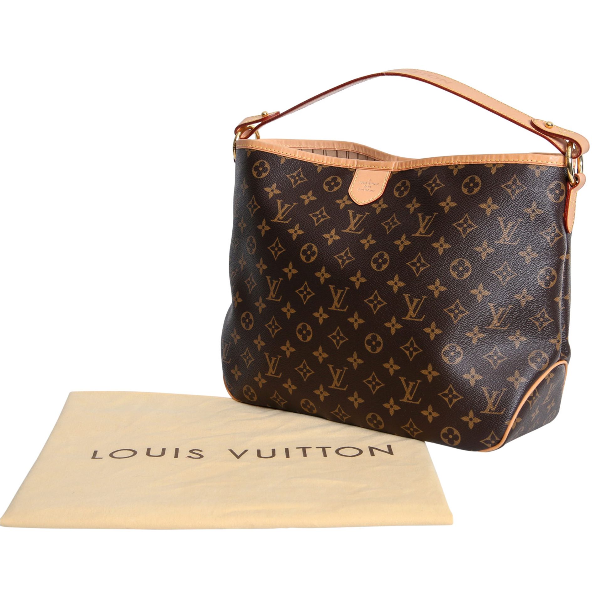 LOUIS VUITTON Schultertasche "DELIGHTFUL MM".Koll. 2010. Monogram Canvas Serie, ein breiter - Bild 6 aus 6