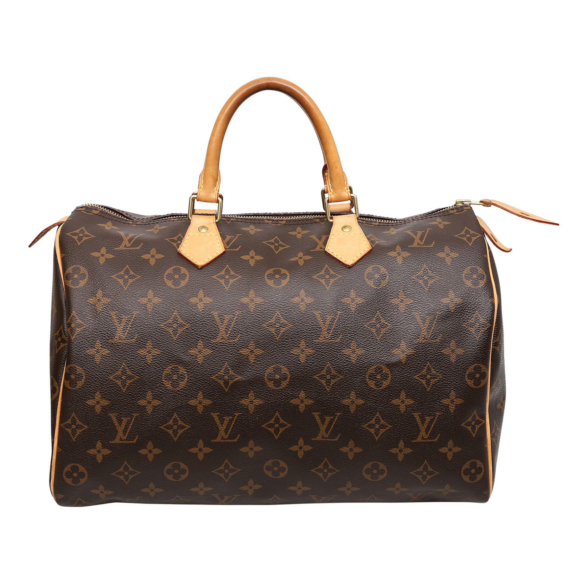 LOUIS VUITTON Henkeltasche "SPEEDY 35", Koll.: 2012.Akt. NP.: 815,-€. Monogram Canvas Serie mit