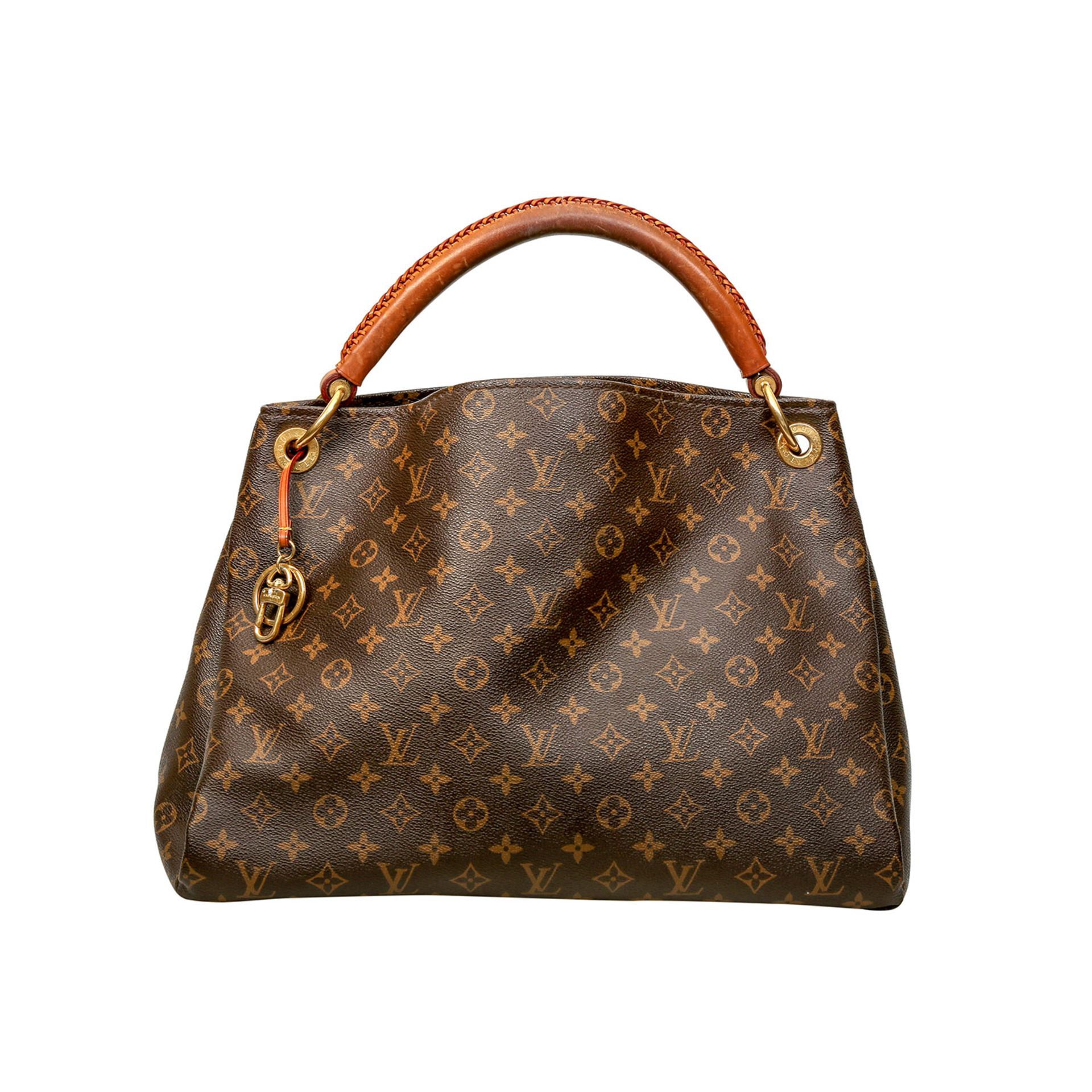 LOUIS VUITTON Schultertasche "ARTSY MM", Koll. 2010.NP.: 1.490,-€. Monogram Canvas Serie,