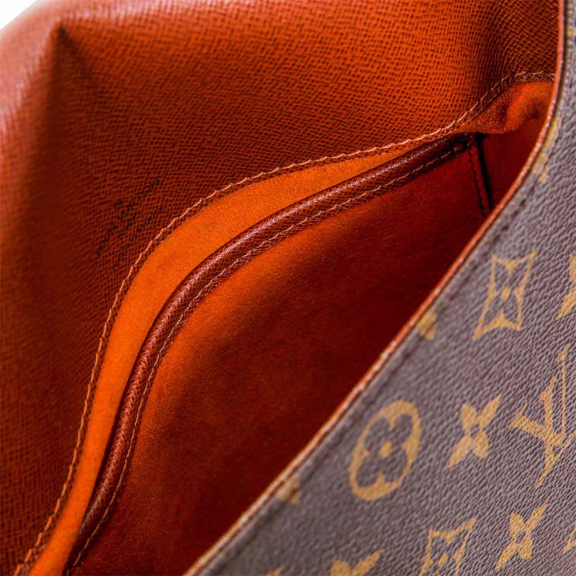 LOUIS VUITTON Umhängetasche "MUSETTE SALSA",Koll.: 2006.Monogram Canvas Serie mit Rindsleder- - Bild 6 aus 6