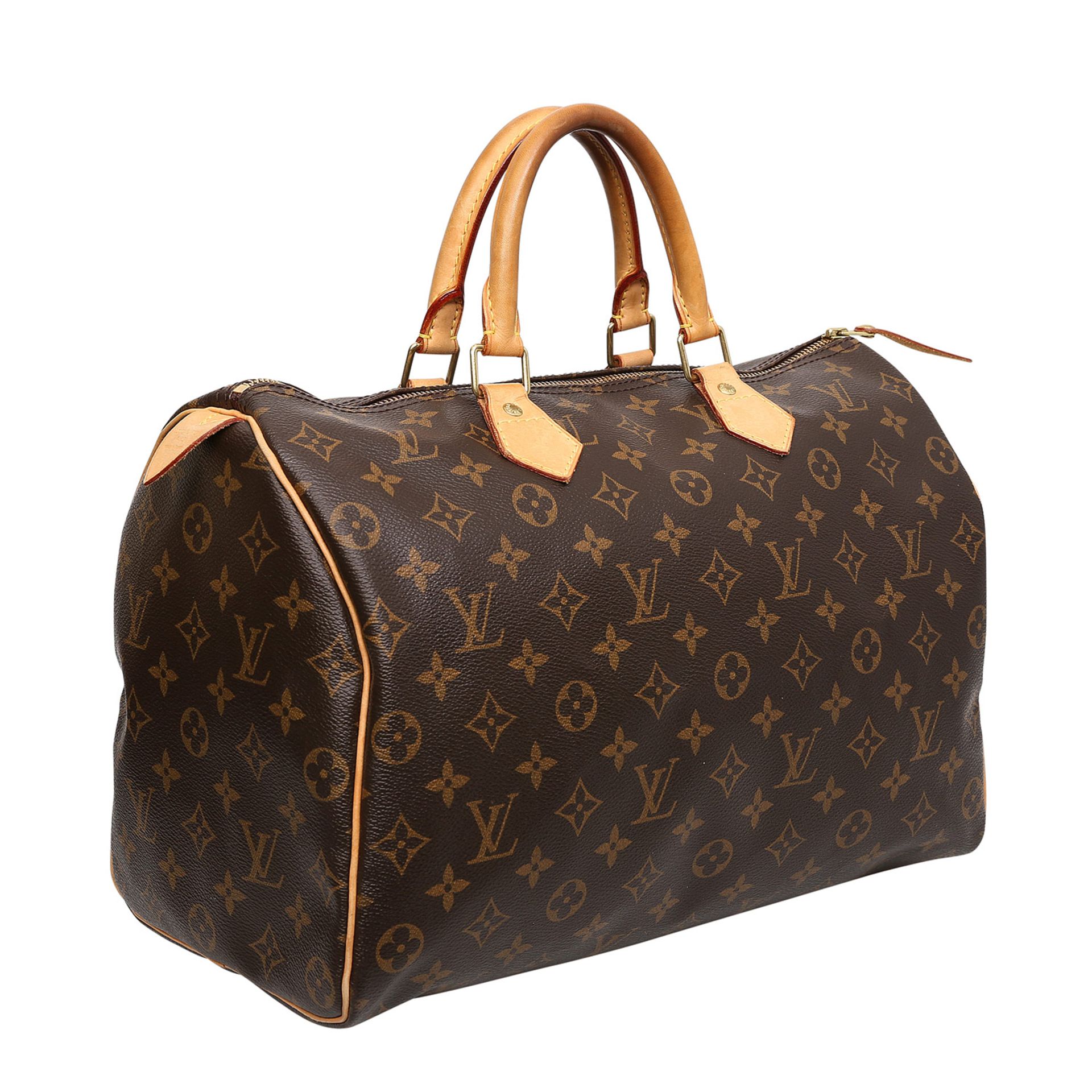 LOUIS VUITTON Henkeltasche "SPEEDY 35", Koll.: 2012.Akt. NP.: 815,-€. Monogram Canvas Serie mit - Bild 2 aus 7