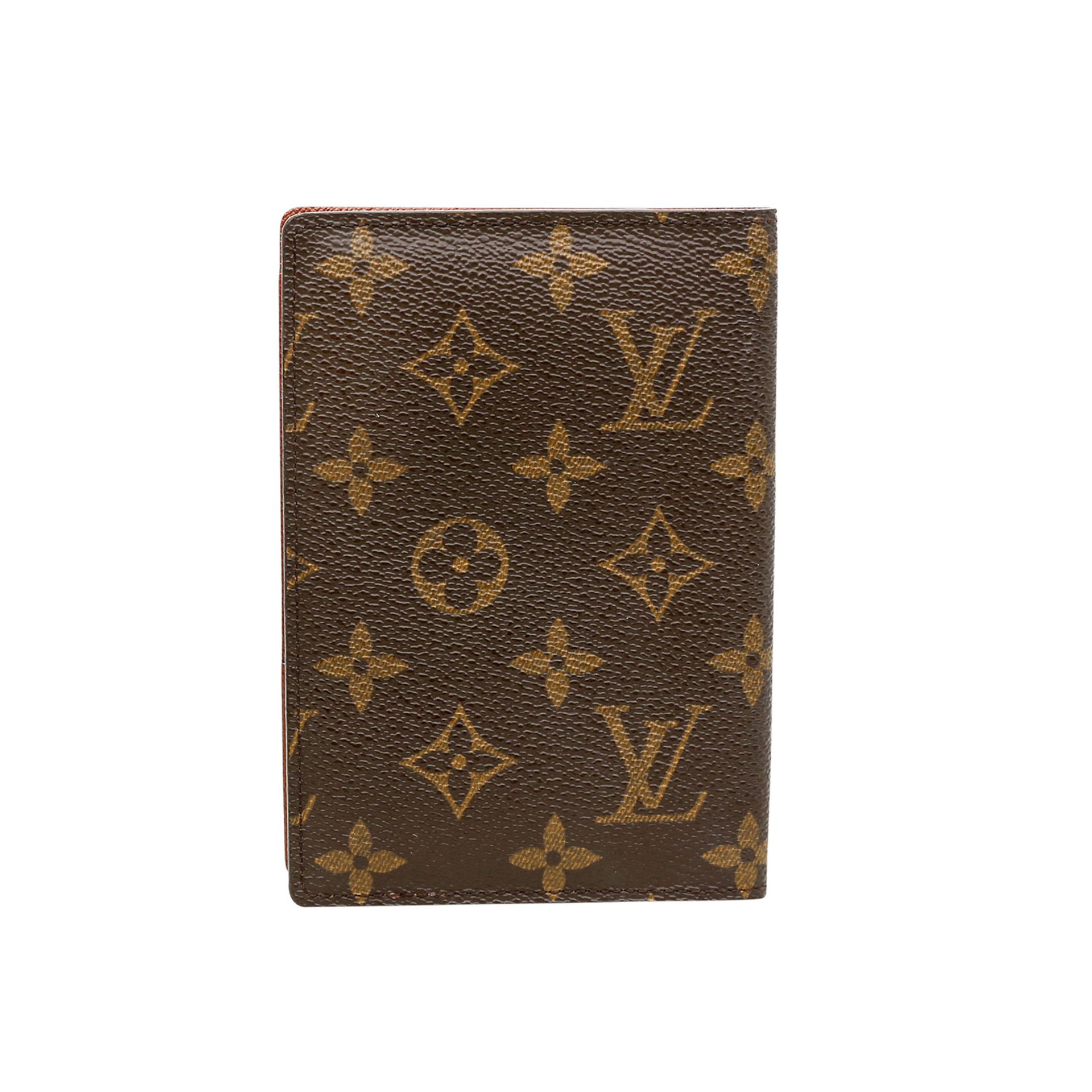 LOUIS VUITTON Reisepassetui, Koll. 2002.Akt. NP.: 225,-€. Monogram Canvas Serie, aufklappbares - Bild 4 aus 5