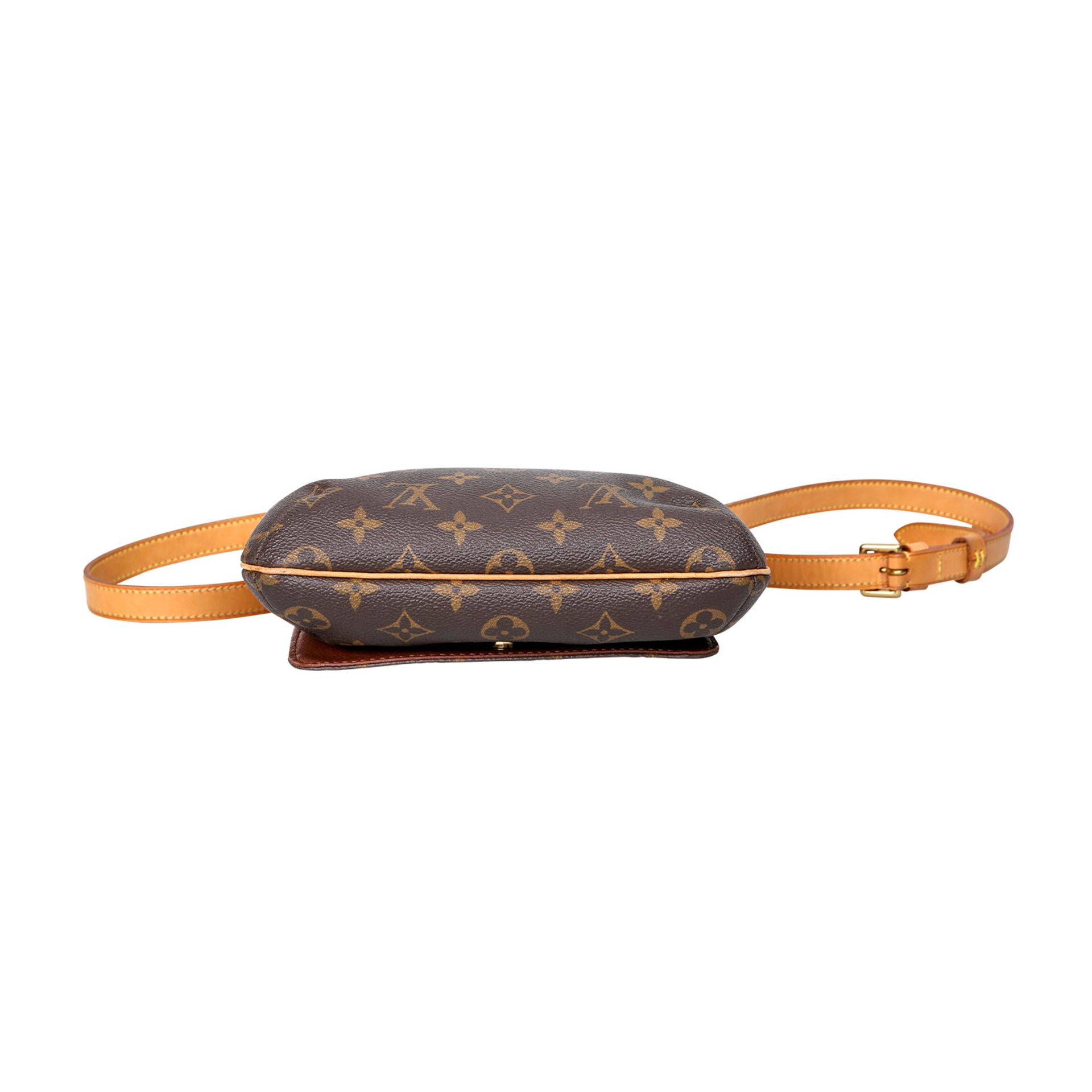 LOUIS VUITTON Umhängetasche "MUSETTE SALSA",Koll.: 2006.Monogram Canvas Serie mit Rindsleder- - Bild 5 aus 6