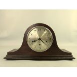 Mid-20th Century triple chain Napoleon hat mantle clock, with Westminster chime .