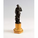 After the antique, Grand Tour bronze 18cm including marble base..